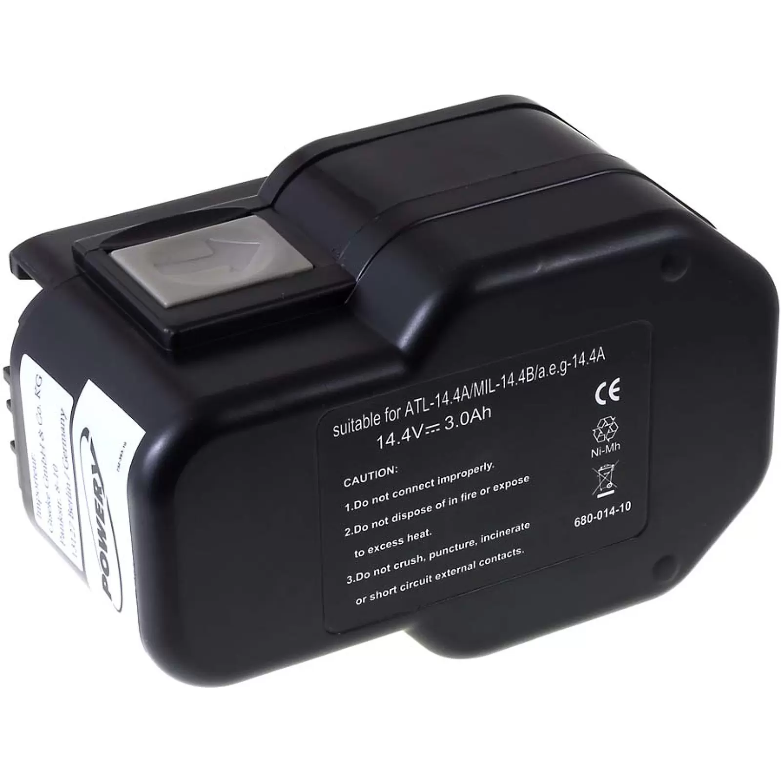 Akku für Werkzeug AEG B14.4 (14,4V 3300mAh) NiMH