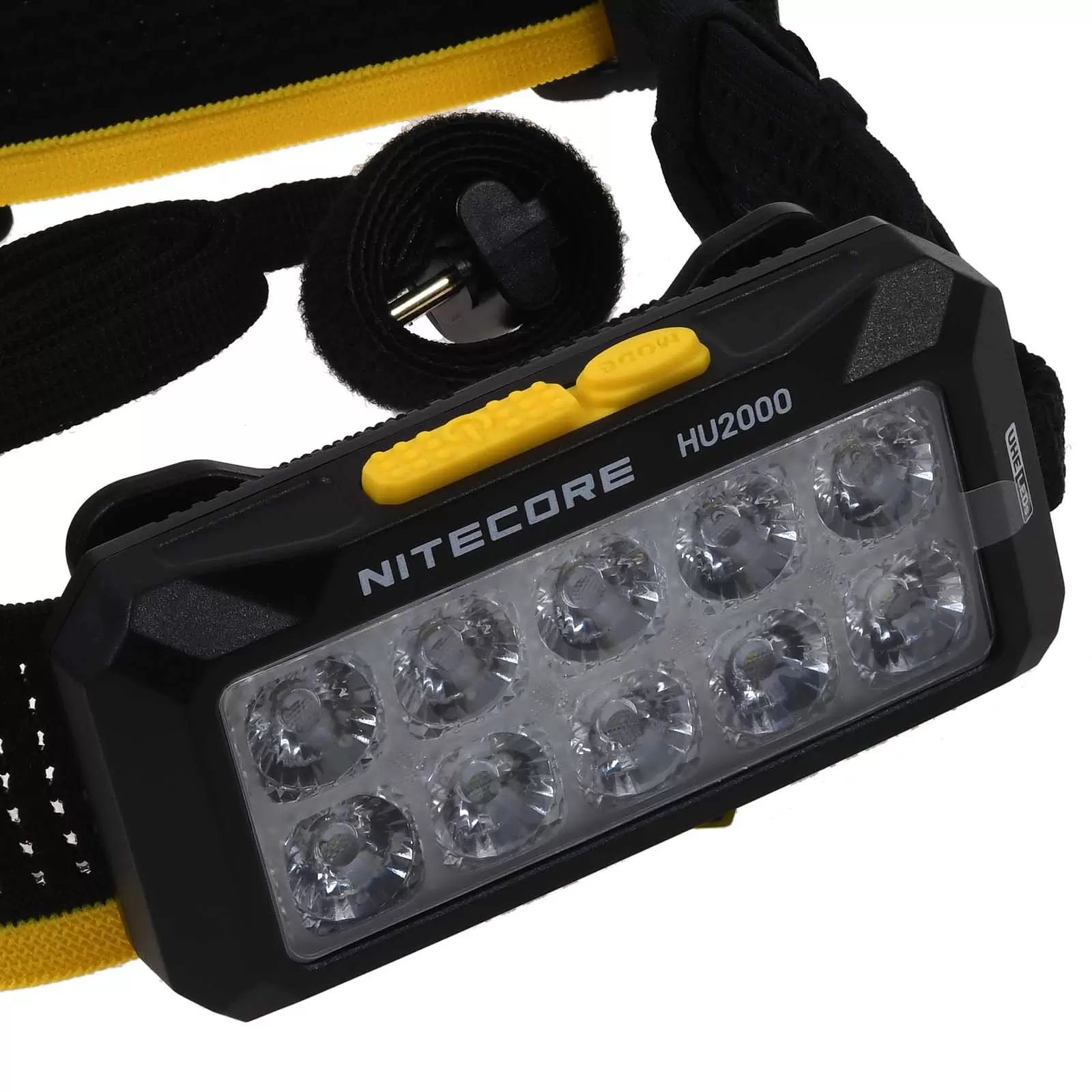 Nitecore HU2000 LED Kopflampe, Stirnlampe, Headlamp, USB-C, max. 2000 Lumen schwarz