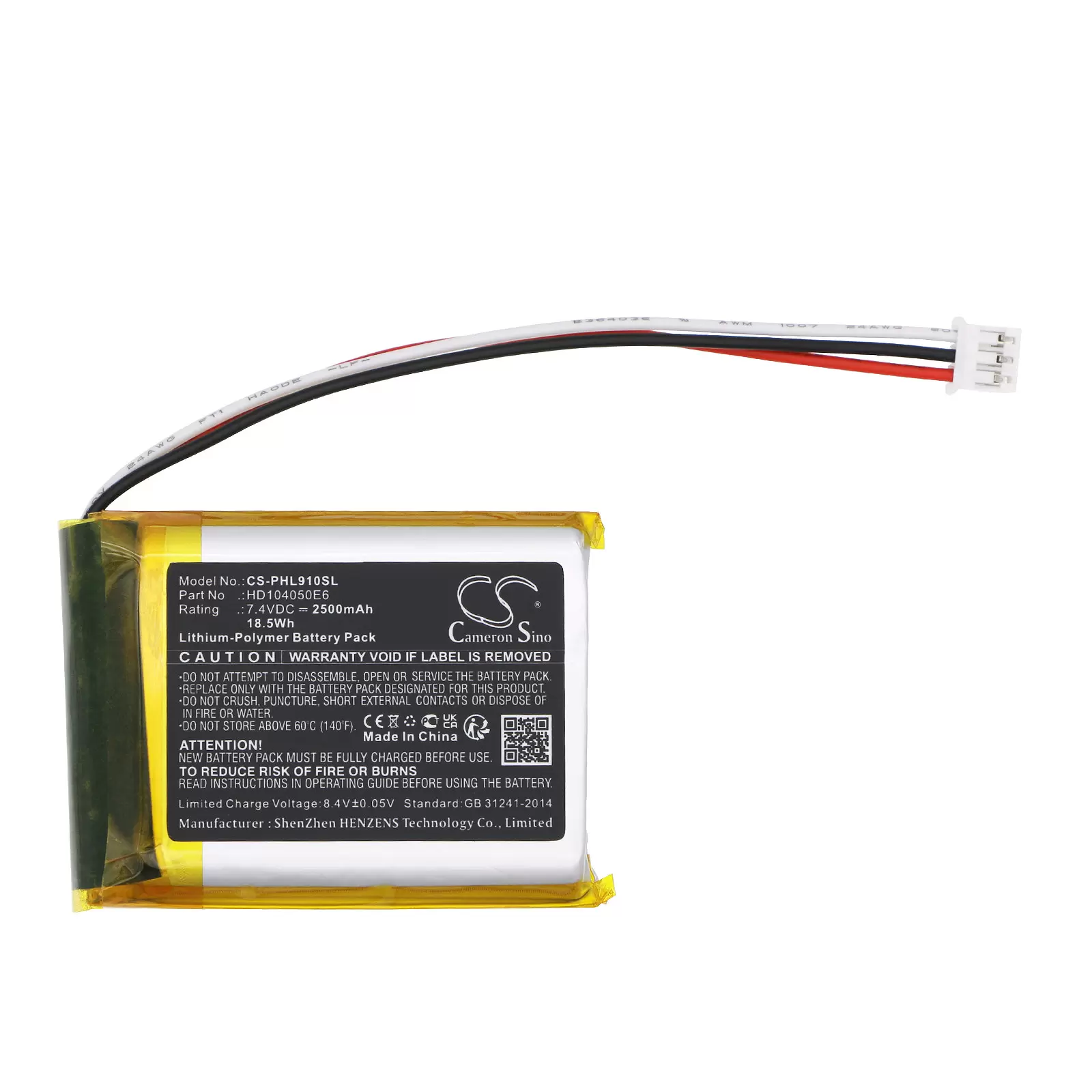 Akku passend für Lautsprecher Philips Fidelio E6 HTL9100 Typ HD104050E6