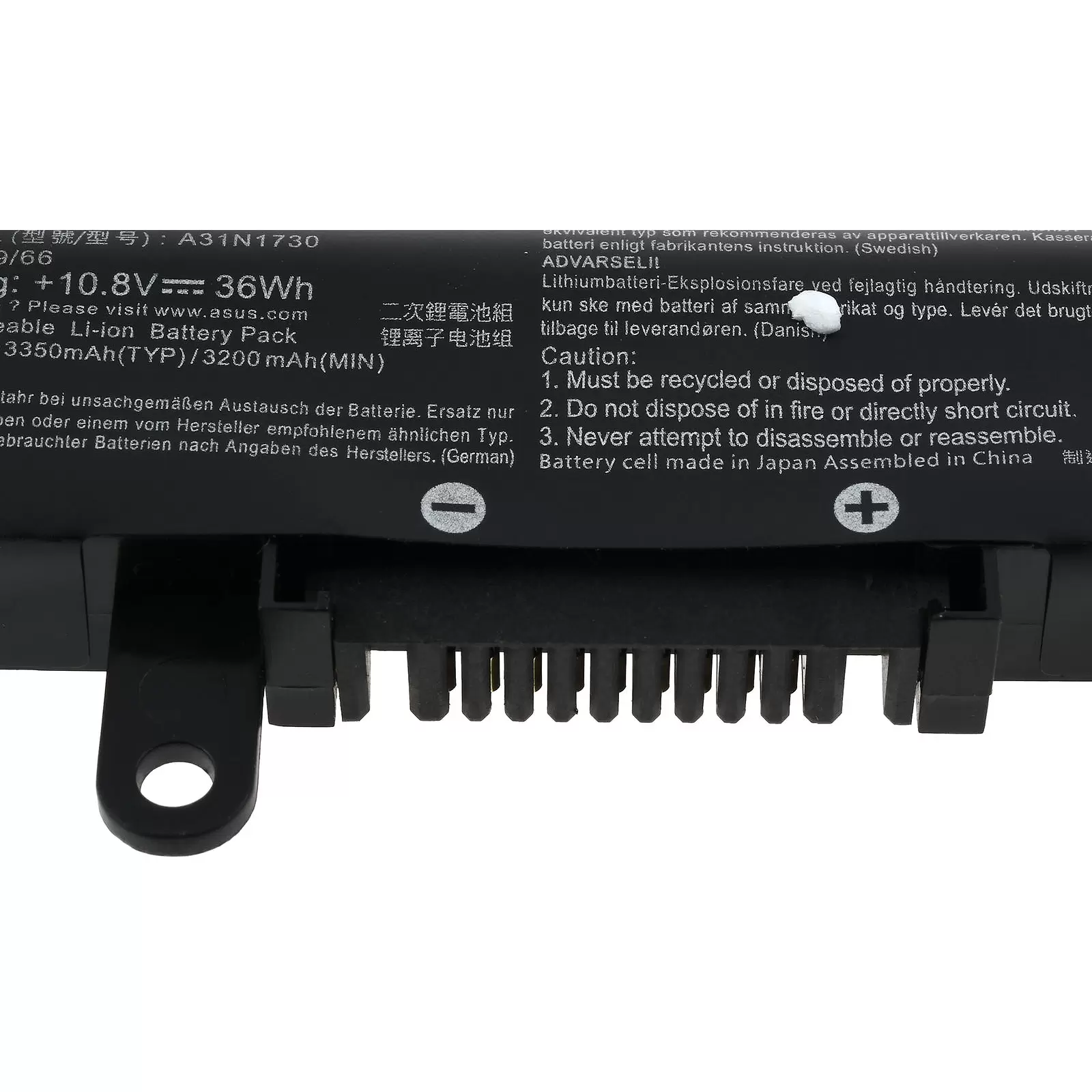Akku passend für Laptop Asus X560UD-EJ386, X560UD-BQ011T, Typ A31N1730 u.a.