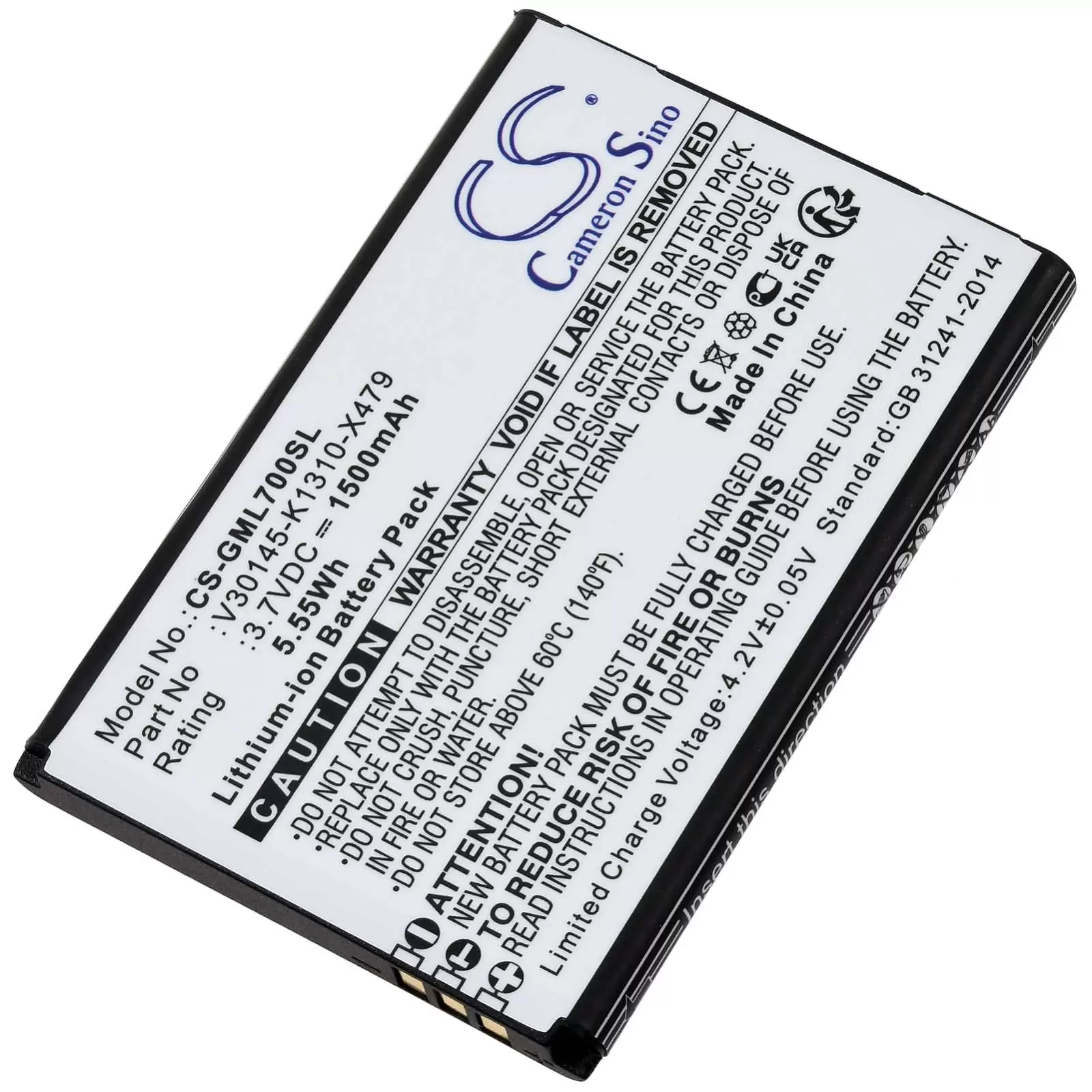 Akku passend für Klapp-Handy Gigaset GL7 Typ V30145-K1310-X479