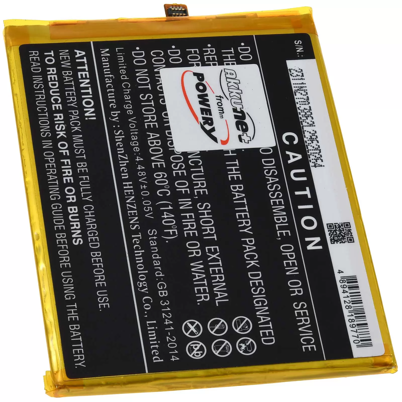 Akku passend für Smartphone Motorola Moto Edge 30 5G, XT2203, Typ ND40