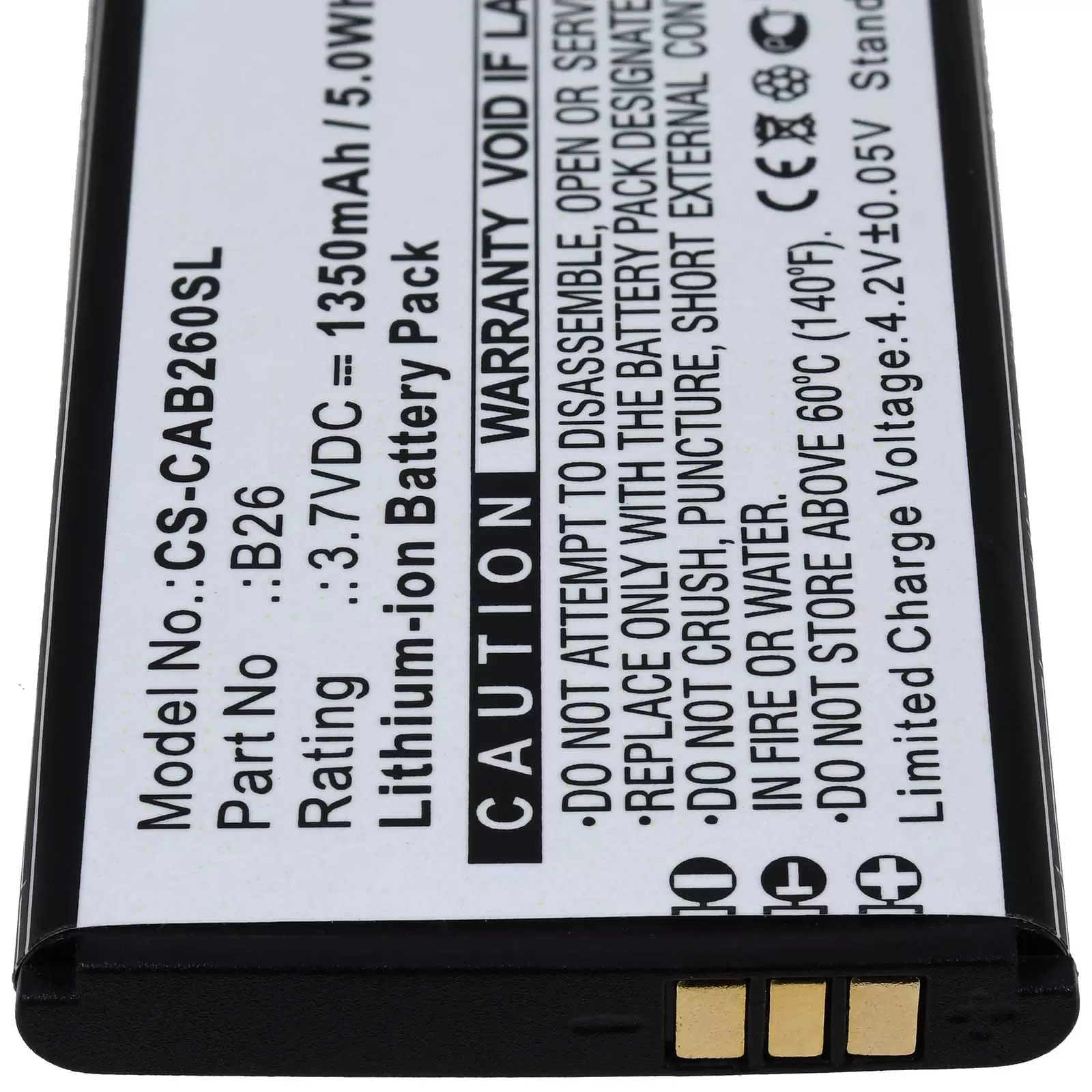Akku passend für Handy CAT B26 Typ B26