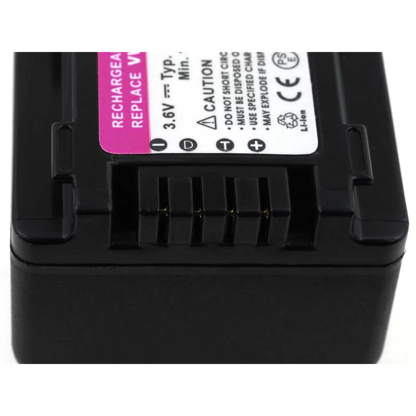 Akku für Video Panasonic Typ VW-VBK180  1500mAh