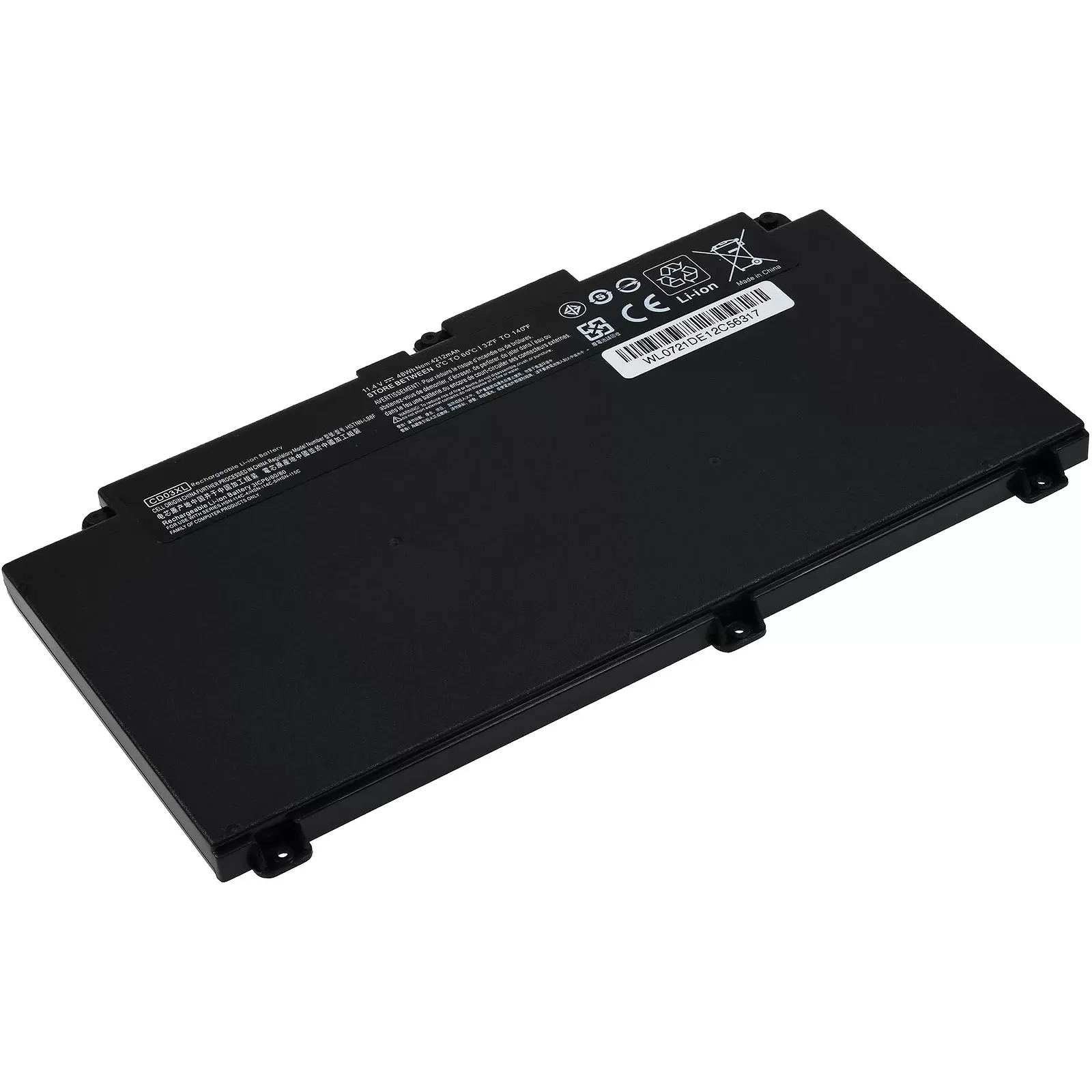 Akku passend für Laptop HP ProBook 640 G4, Typ CD3XL, HSTNN-IB8B