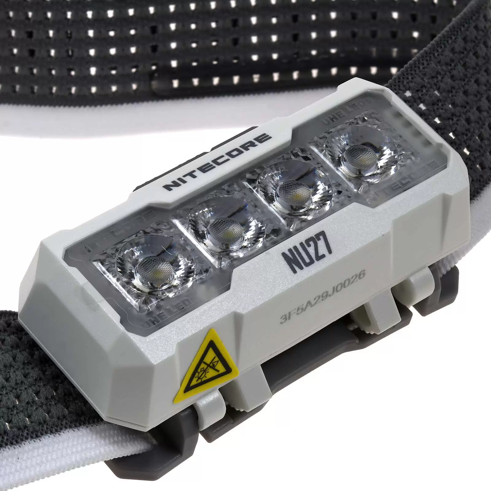 Nitecore NU27 LED Kopflampe, Stirnlampe, Headlamp, USB-C, max. 600 Lumen weiß
