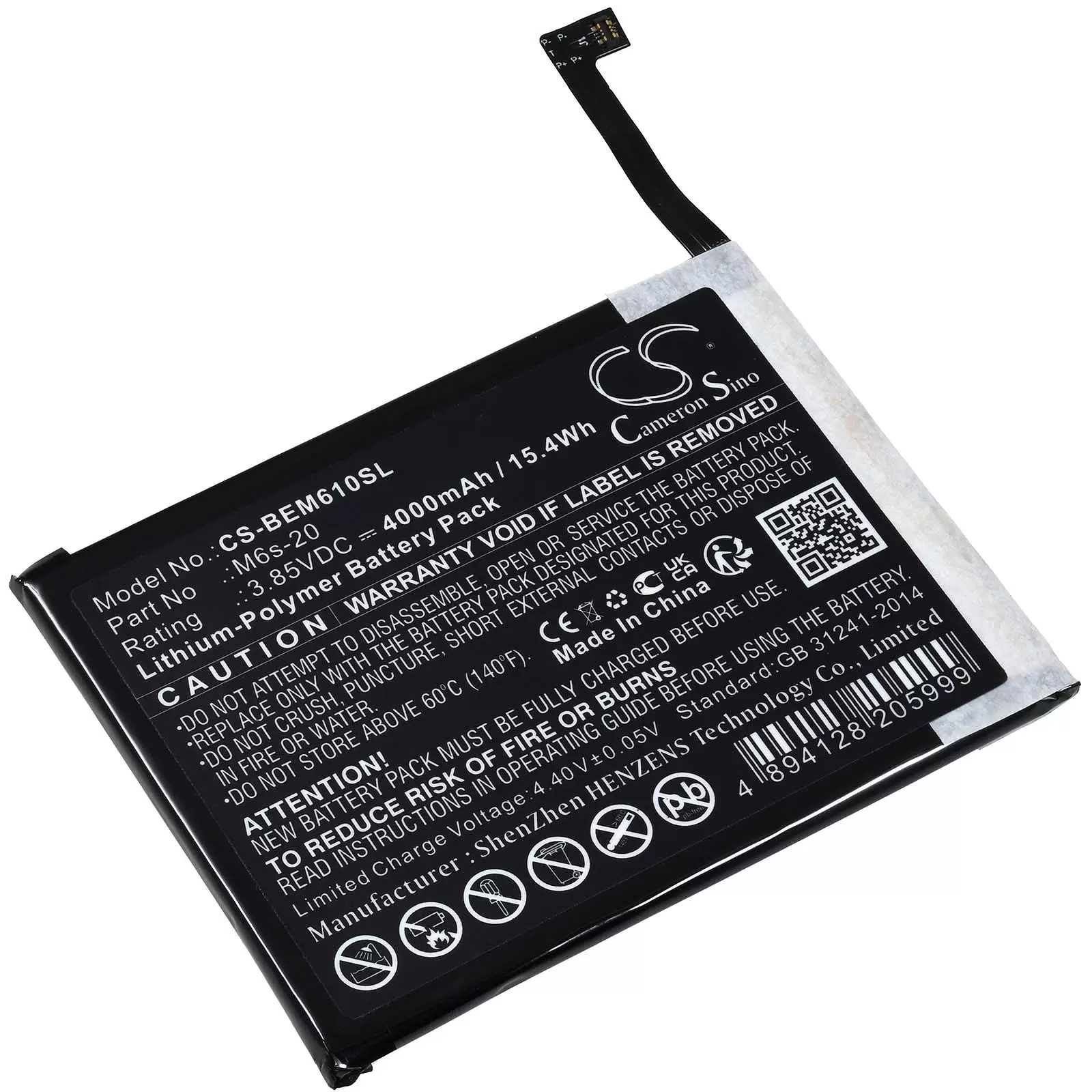 Akku passend für Handy Beafon M6S M6S Premium Typ M6s-20