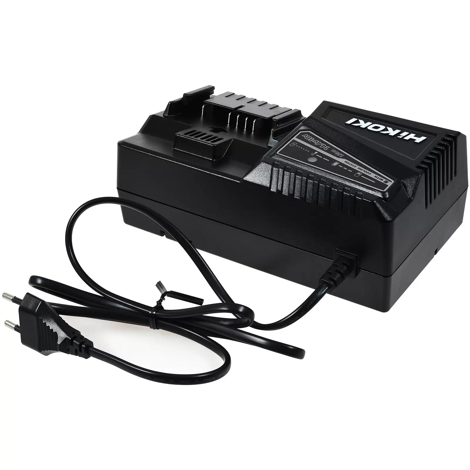 HiKOKI Ladegerät UC18YFSL für Li-Ion Schiebe-Akkus 14,4V-18V