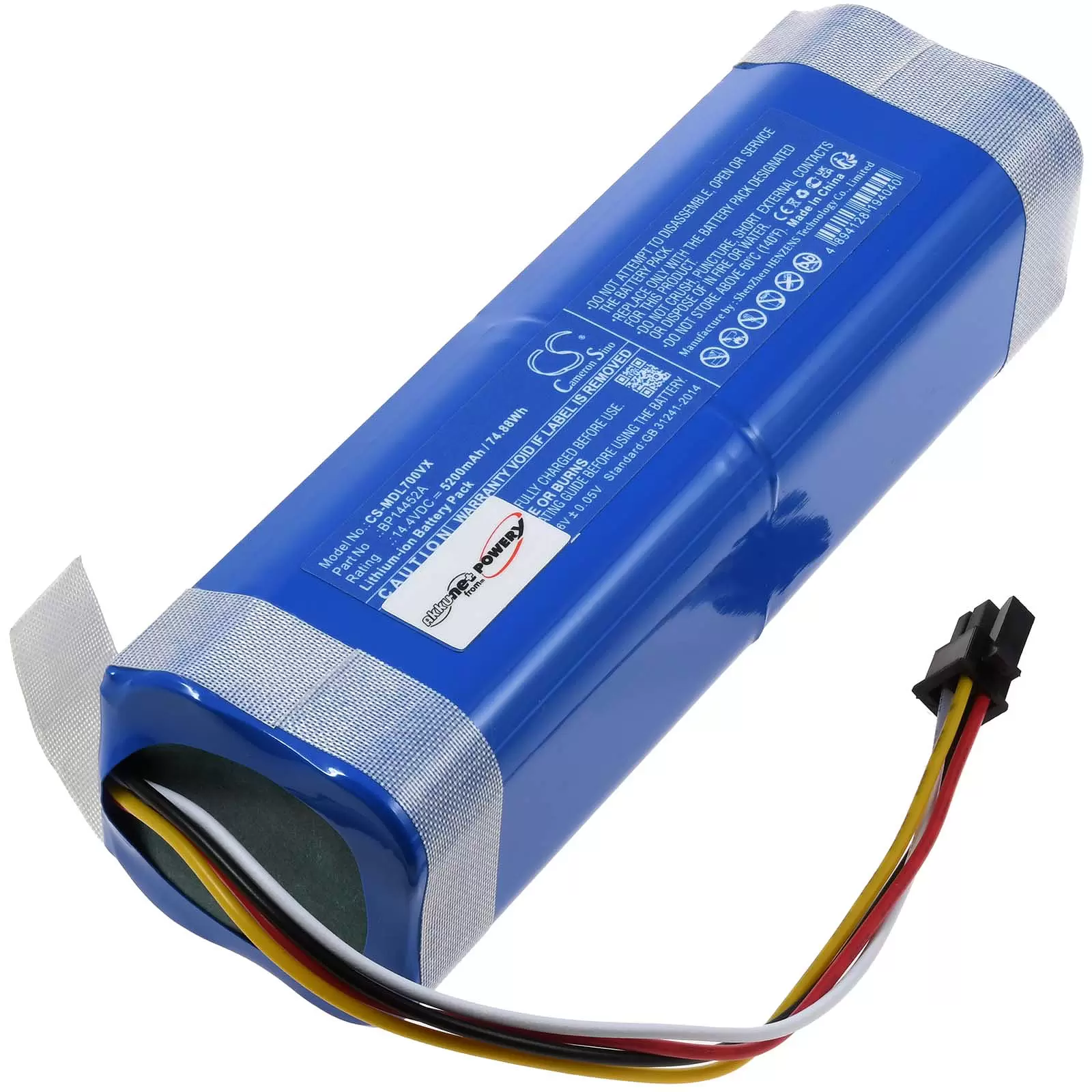 Akku passend für Saugroboter Midea M7 Pro M7 Max Typ BP14452A