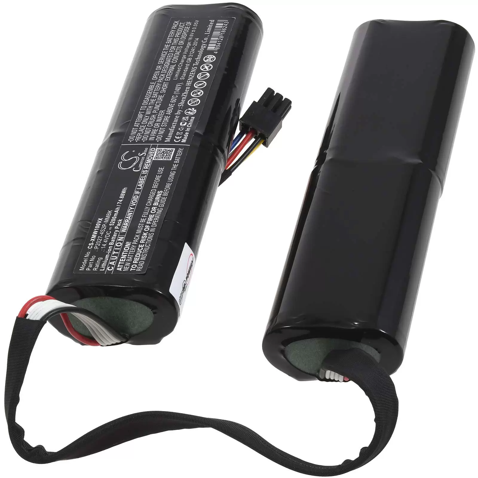 Akku passend für Saugroboter Xiaomi Dreame W10,  W10 Pro, W10s, Typ P2027-4S2P-MMBK