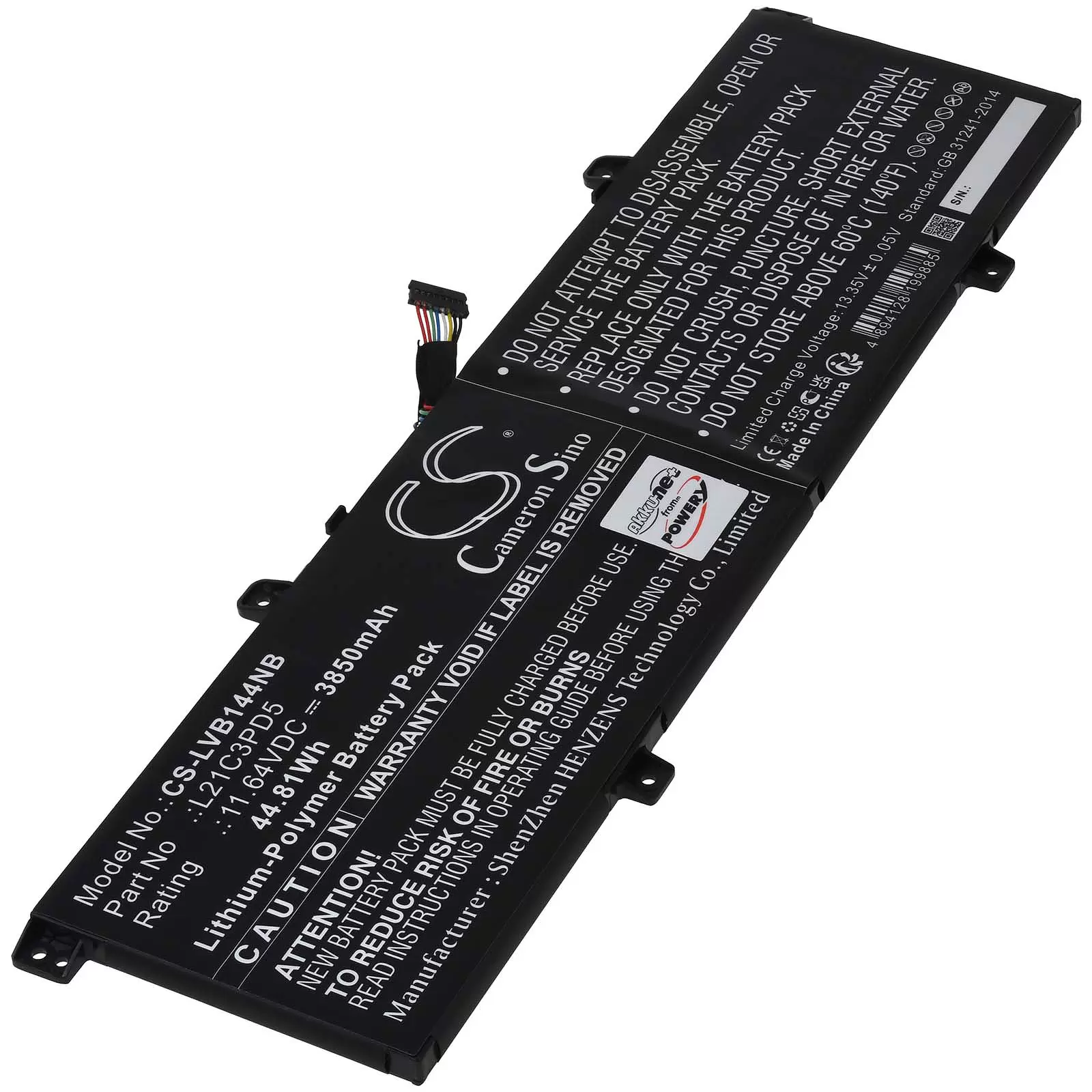Akku passend für Laptop Lenovo ThinkBook 14 G4 Serie Typ L21M3PD5