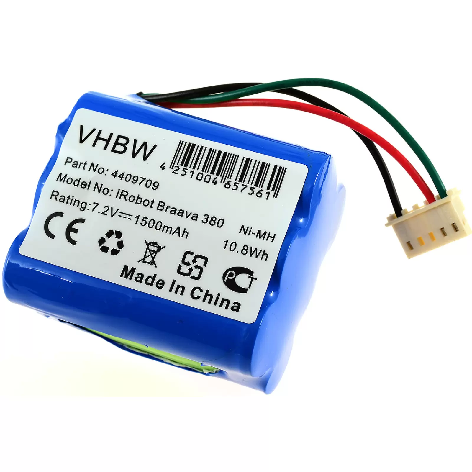 Akku für Wischroboter iRobot Braava 380 / 380T / 5200B / Typ 4409709 / GPRHC202N026