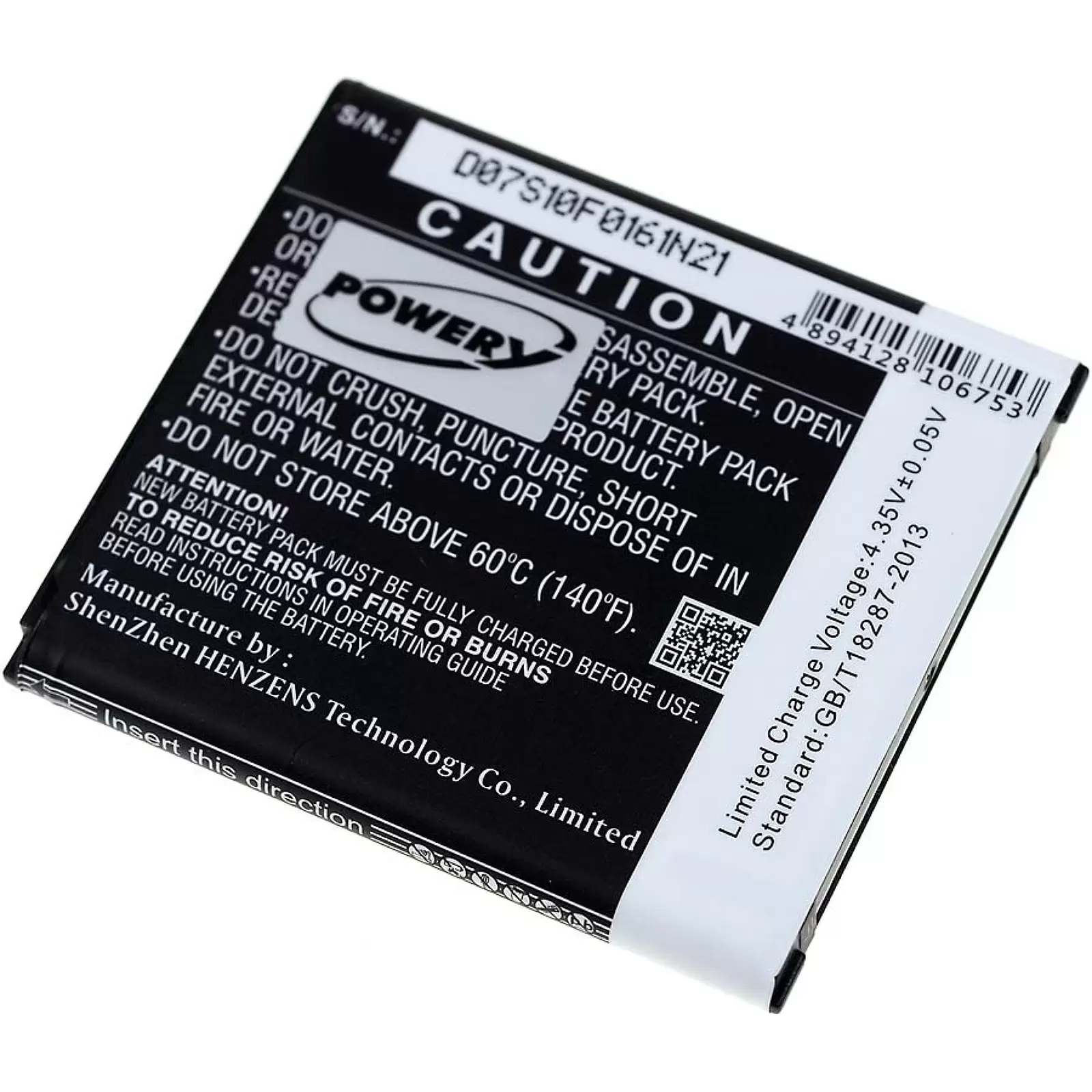 Akku für Samsung Galaxy Active Neo / SM-G388 / Typ EB-BG388BBE