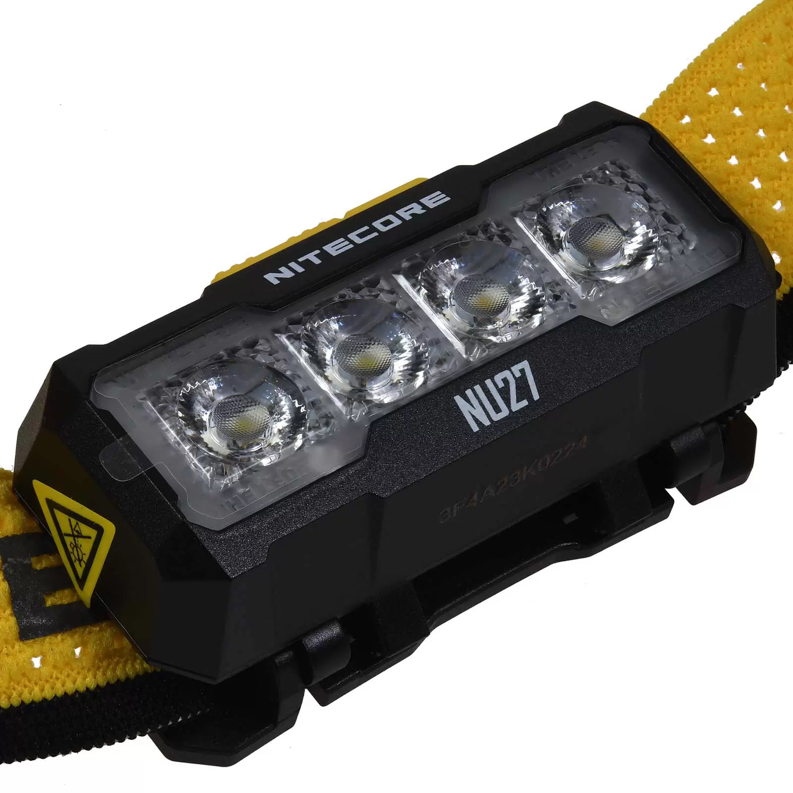 Nitecore NU27 LED Kopflampe, Stirnlampe, Headlamp, USB-C, max. 600 Lumen schwarz