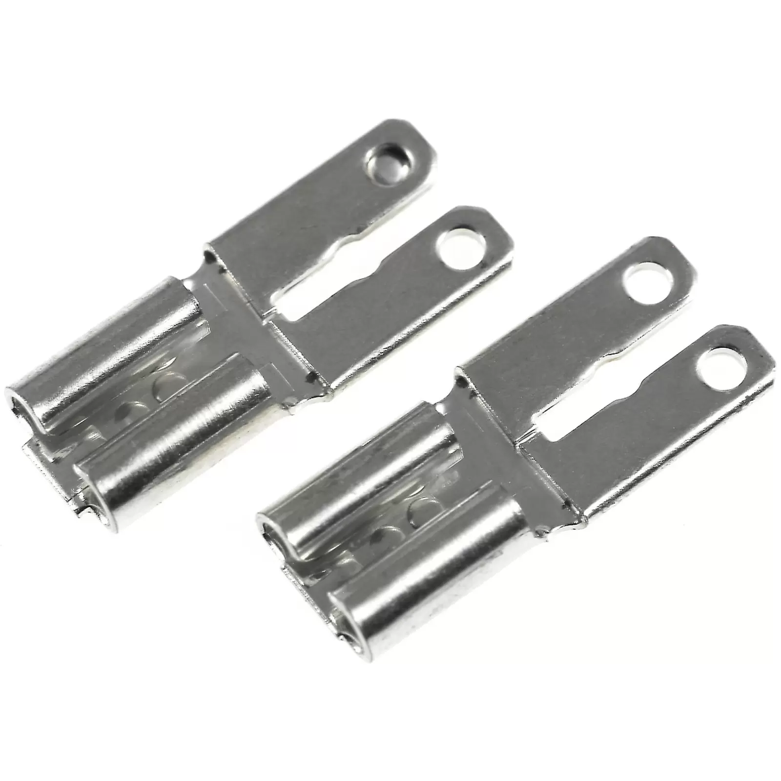 2 Universal Steckadapter von Faston 4,8mm auf 6,3mm für Bleiakkus