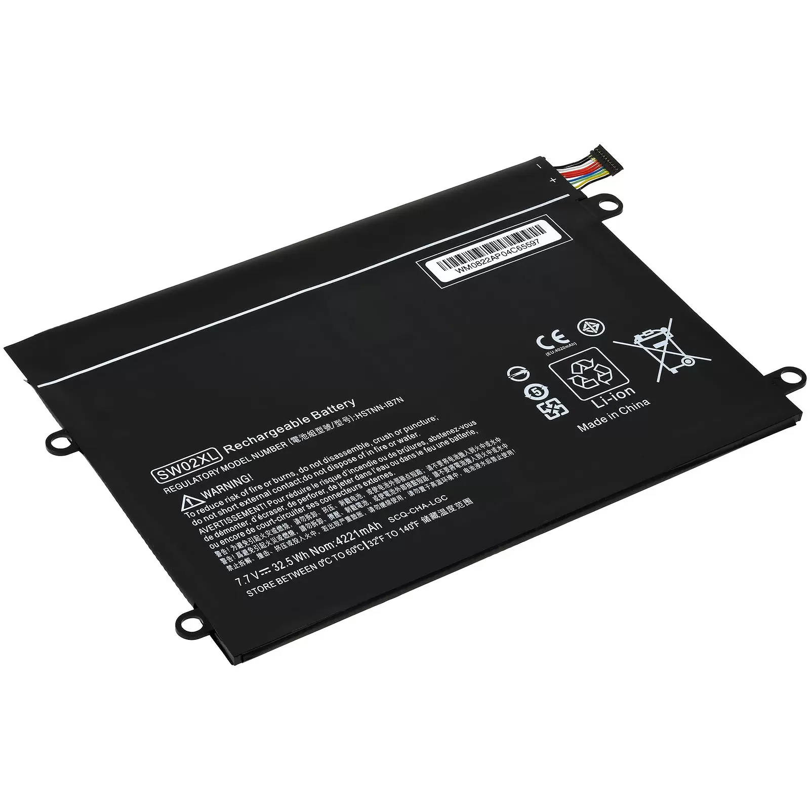 Akku passend für Laptop HP X2 10-P010NZ,  x2 210 G2 (L5H41EA), Typ SW02XL