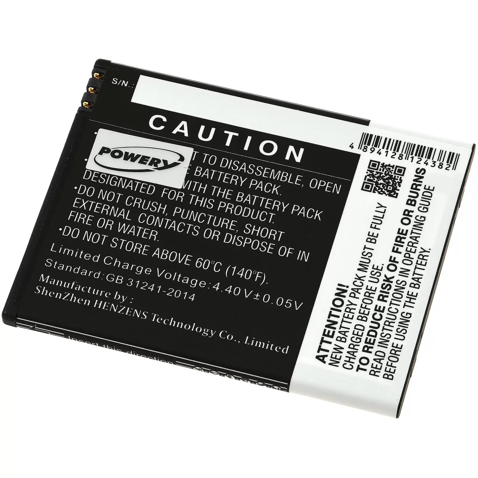 Powerakku für Handy, Smartphone Microsoft Lumia 950 XL / Nokia Lumia 950 XL / Typ BV-T4D