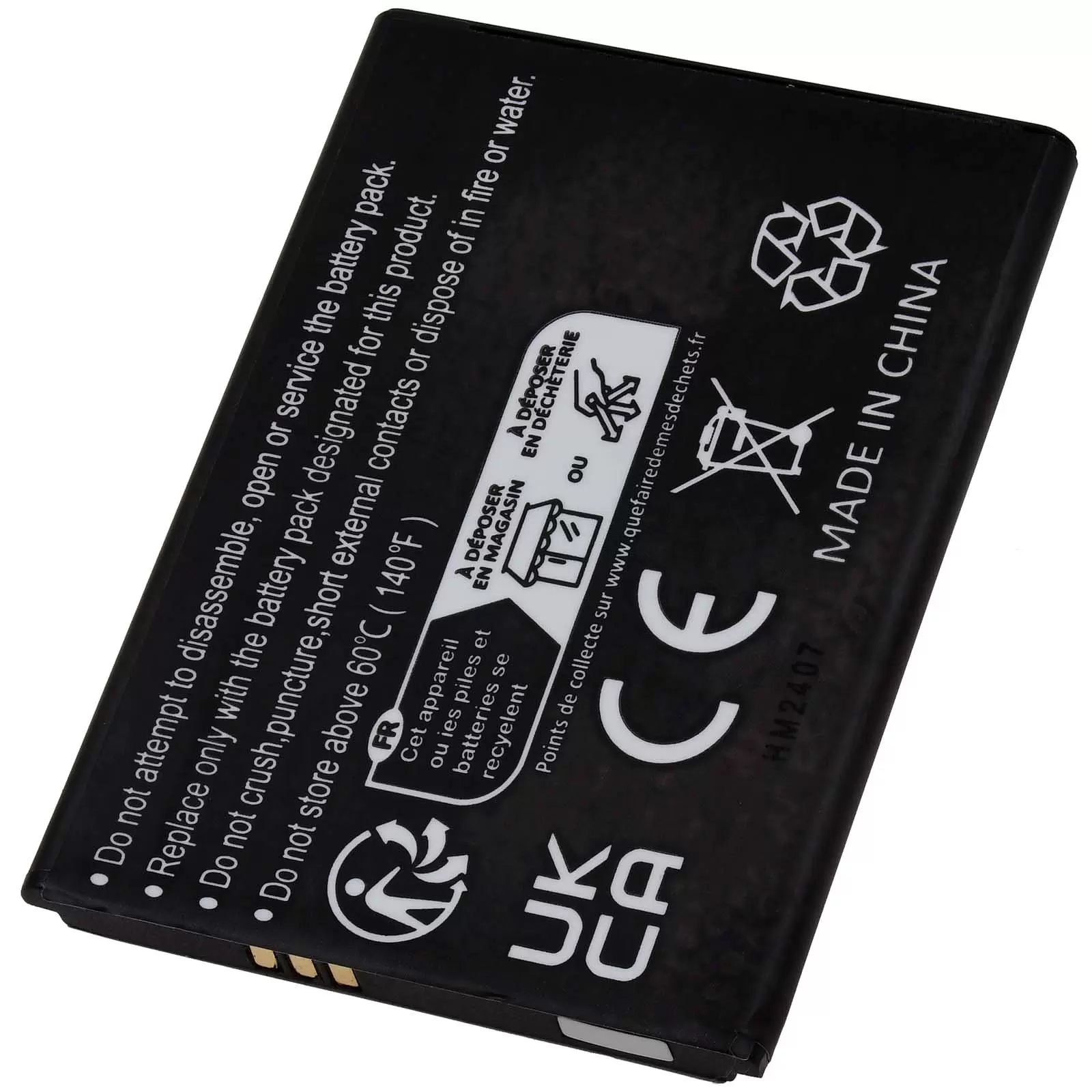 Akku passend für Senioren-Handy Emporia Smart 4, Smart 3 Mini, Typ AK-S3M-BC