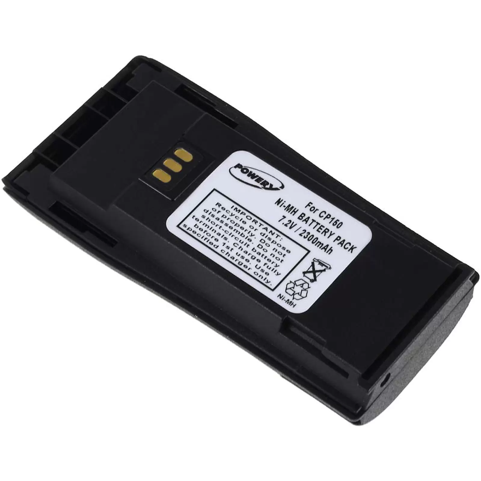 Akku für Motorola CP150/ CP200/PR400/Typ NNTN4851A 2300mAh NiMH