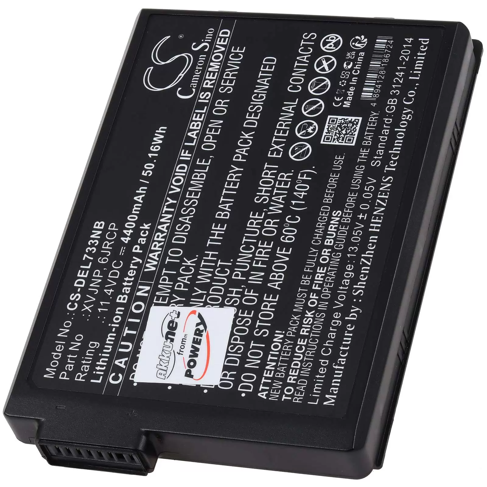 Akku passend für Outdoor-Laptop Dell Latitude 7330 Rugged 5430 Rugged  Typ XVJNP