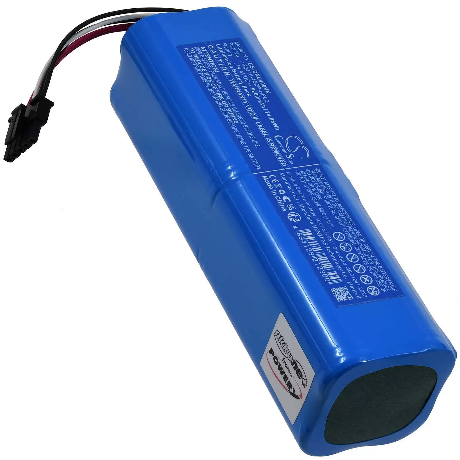 Akku passend für Saugroboter Dreame L30 Ultra D10s plus Bot X30 Ultra Typ Bot X30 Ultra