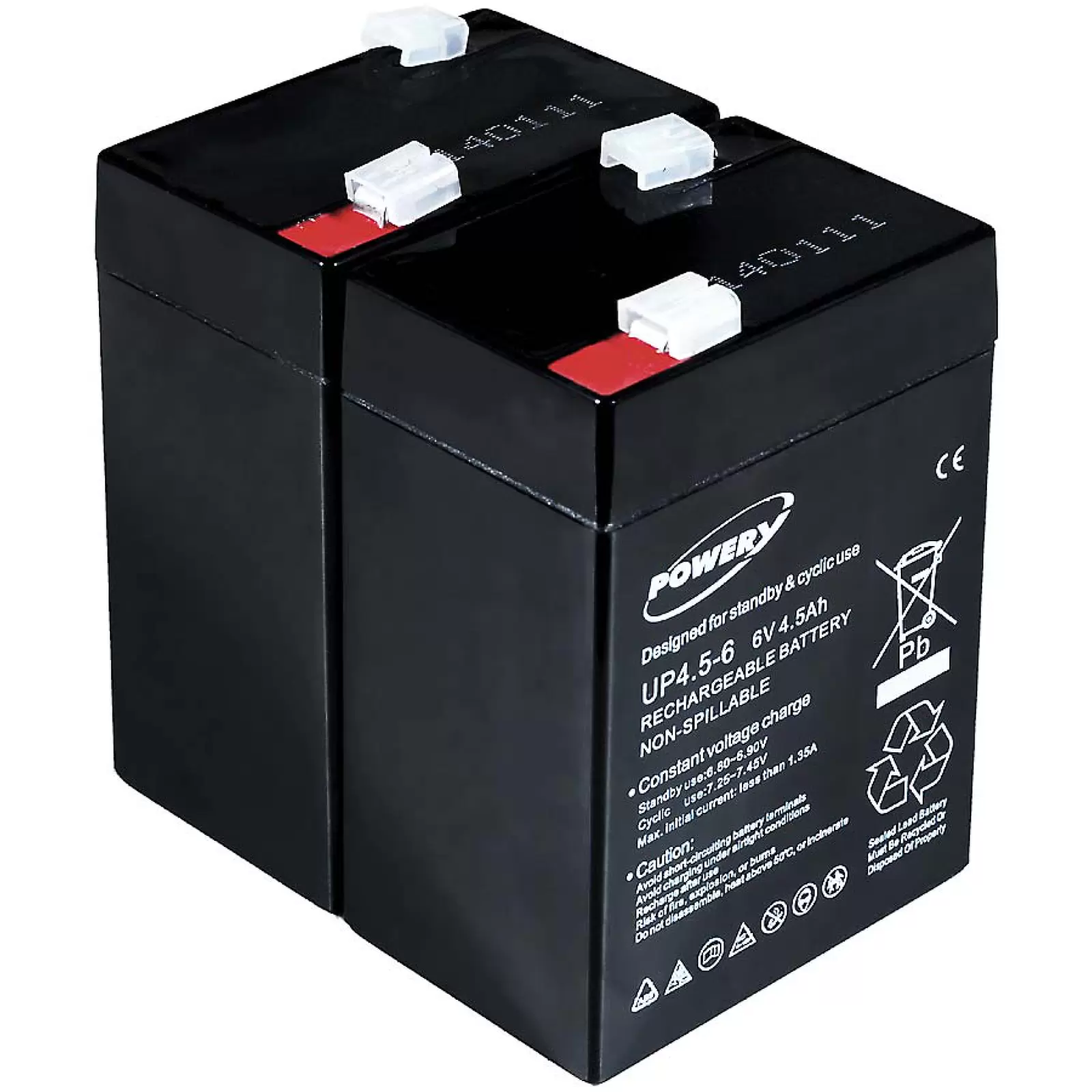 Bleiakkus für Panasonic LC-R064R5P 2 Stück