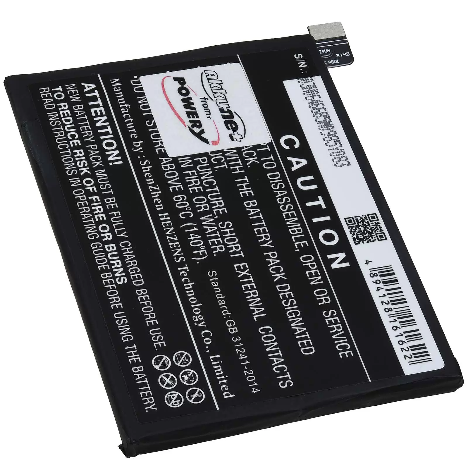 Akku für Smartphone Handy OnePlus 8T+ 5G  KB2003 Typ BLP801
