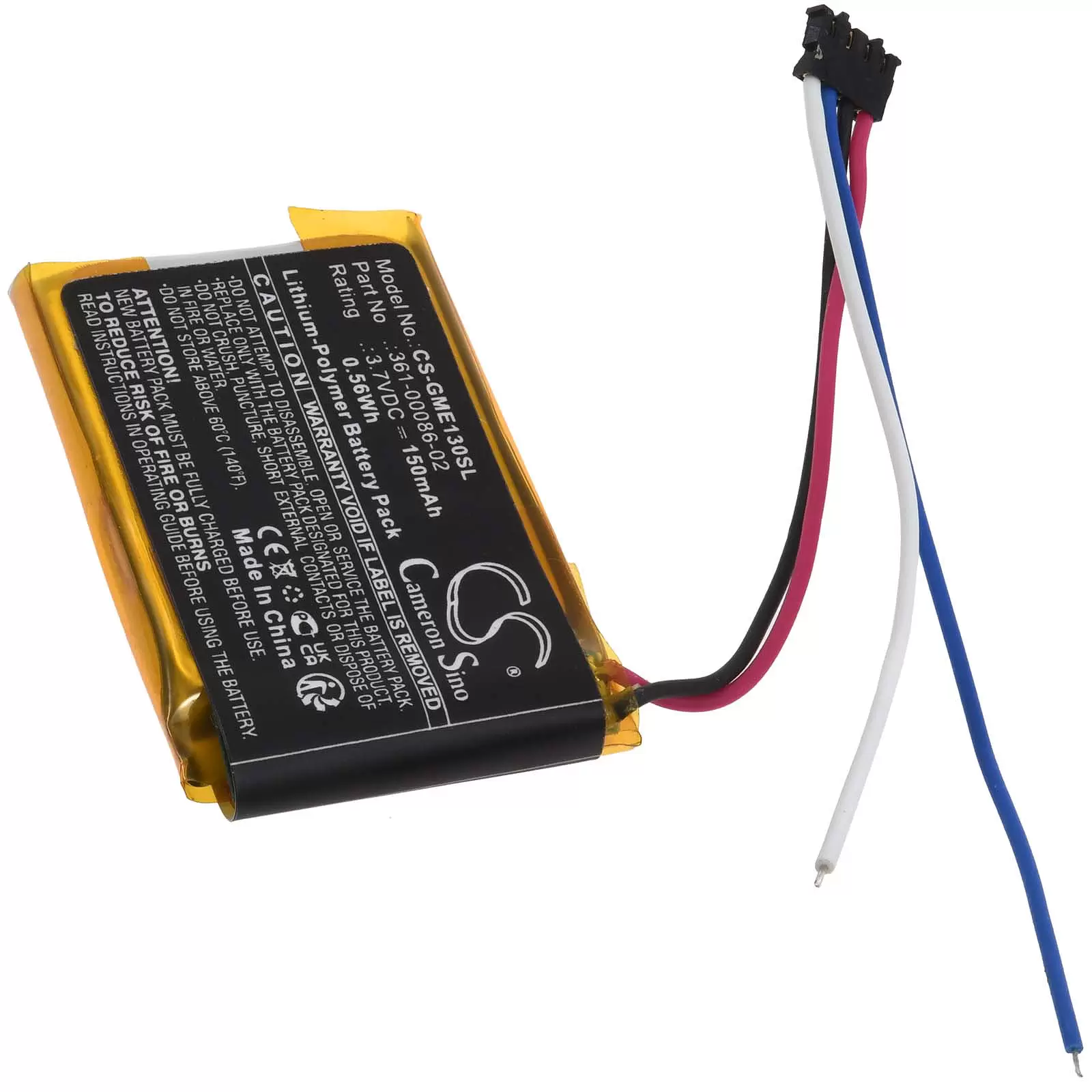 Akku passend für GPS-Fahrrad-Computer Garmin Edge 130,  Edge 130 Plus, Typ 361-00086-02