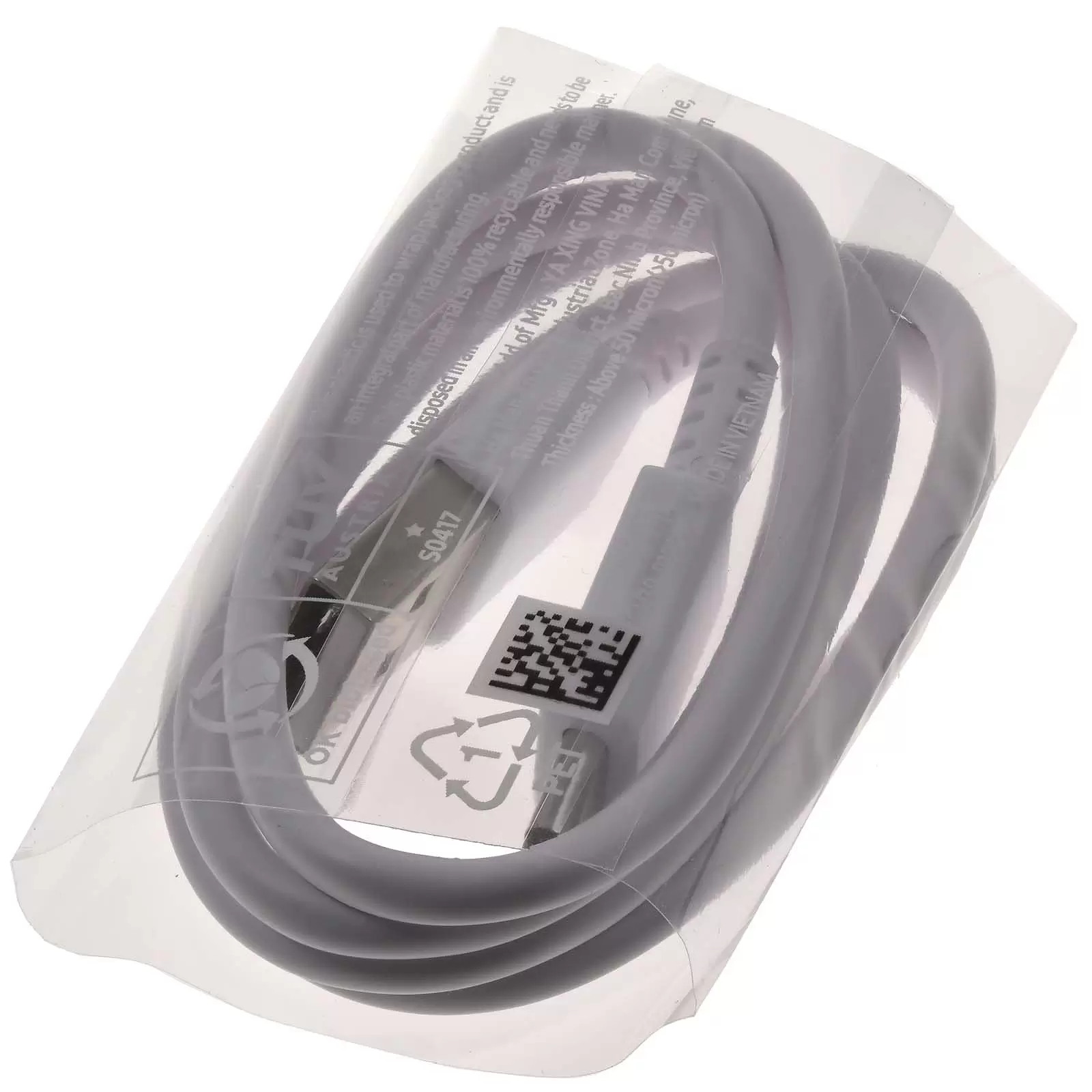 Original Ladekabel Samsung EP-DR140AWE für z.b. Samsung Galaxy A02s, A11, A13 etc.  0,8m Datenkabel 15W Weiß USB-C