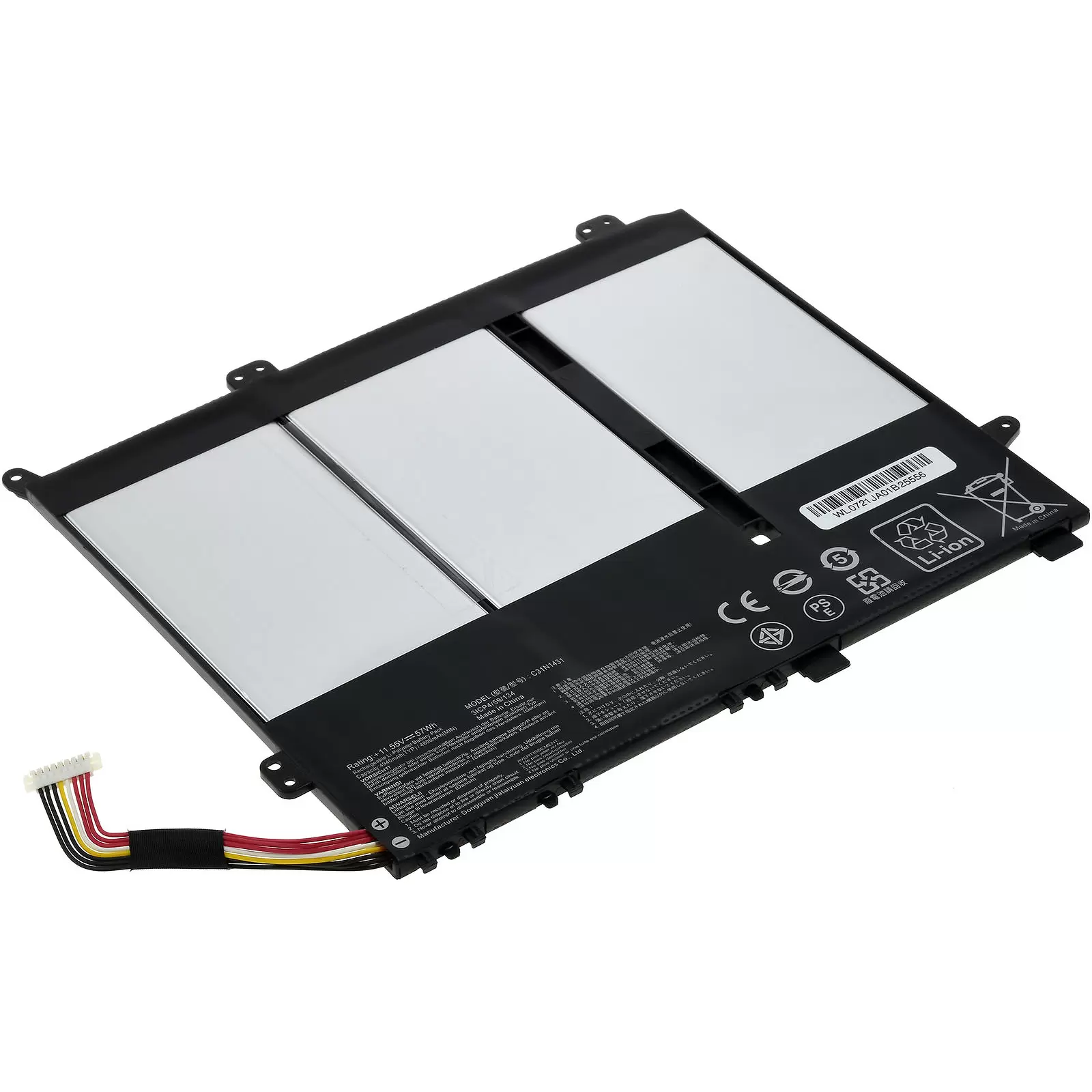 Akku passend für Laptop Asus VivoBook 14 E403NA-US04,  Eee PC E403S, Typ C31N1431 u.a.