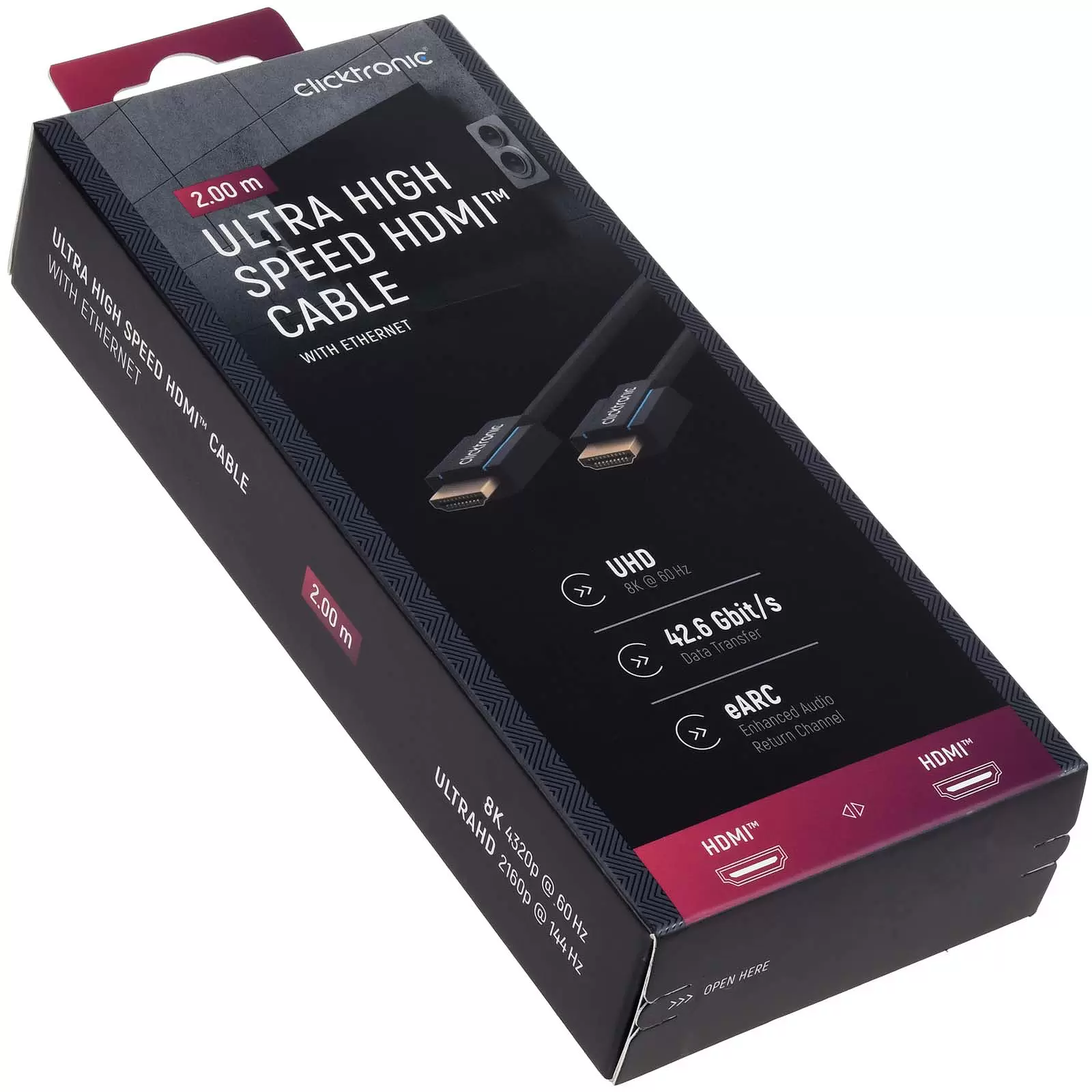 Clicktronic Ultra High-Speed HDMI Kabel UHD 8K 60 Hz