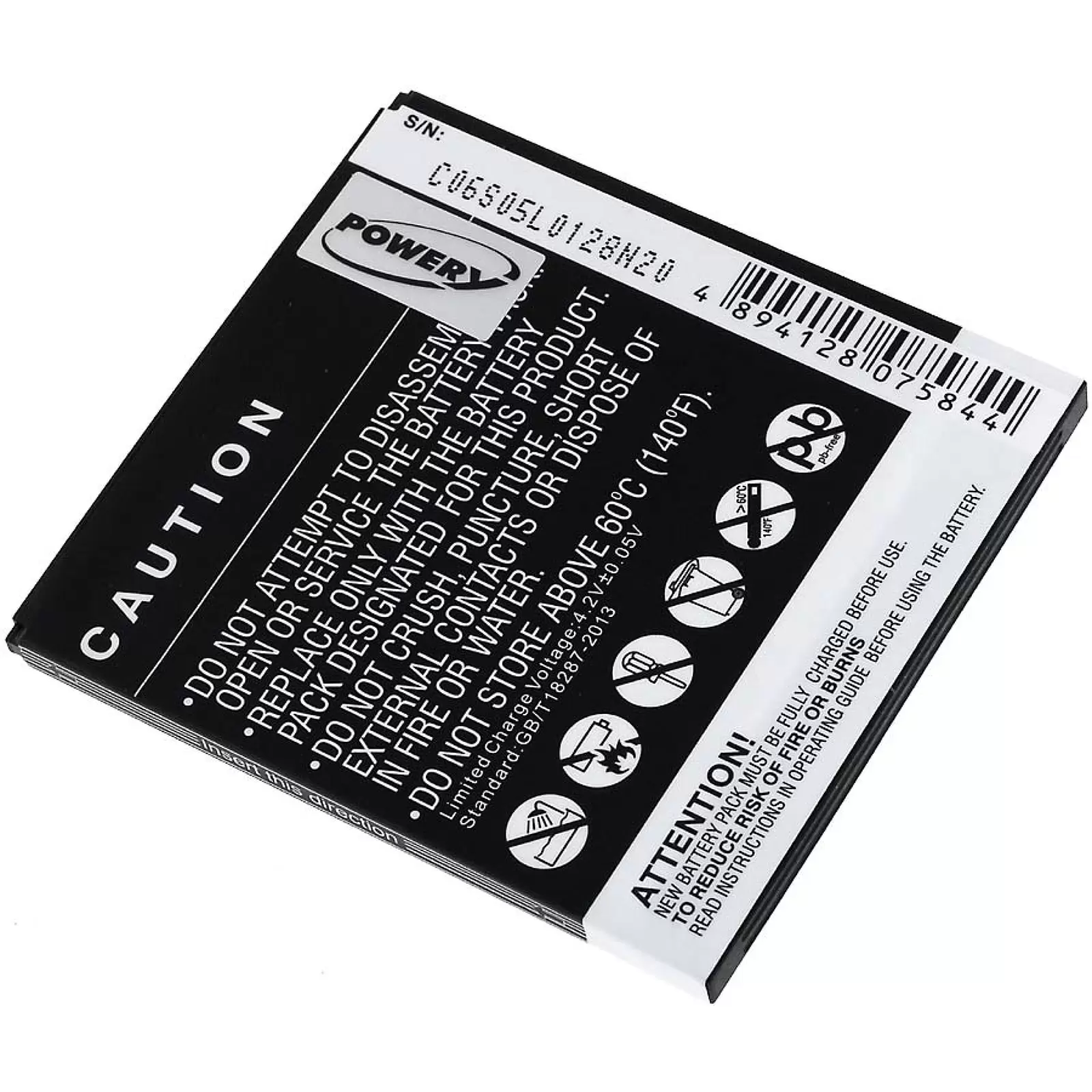 Akku für Mobistel Cynus T2 / Typ BTY26180 2000mAh