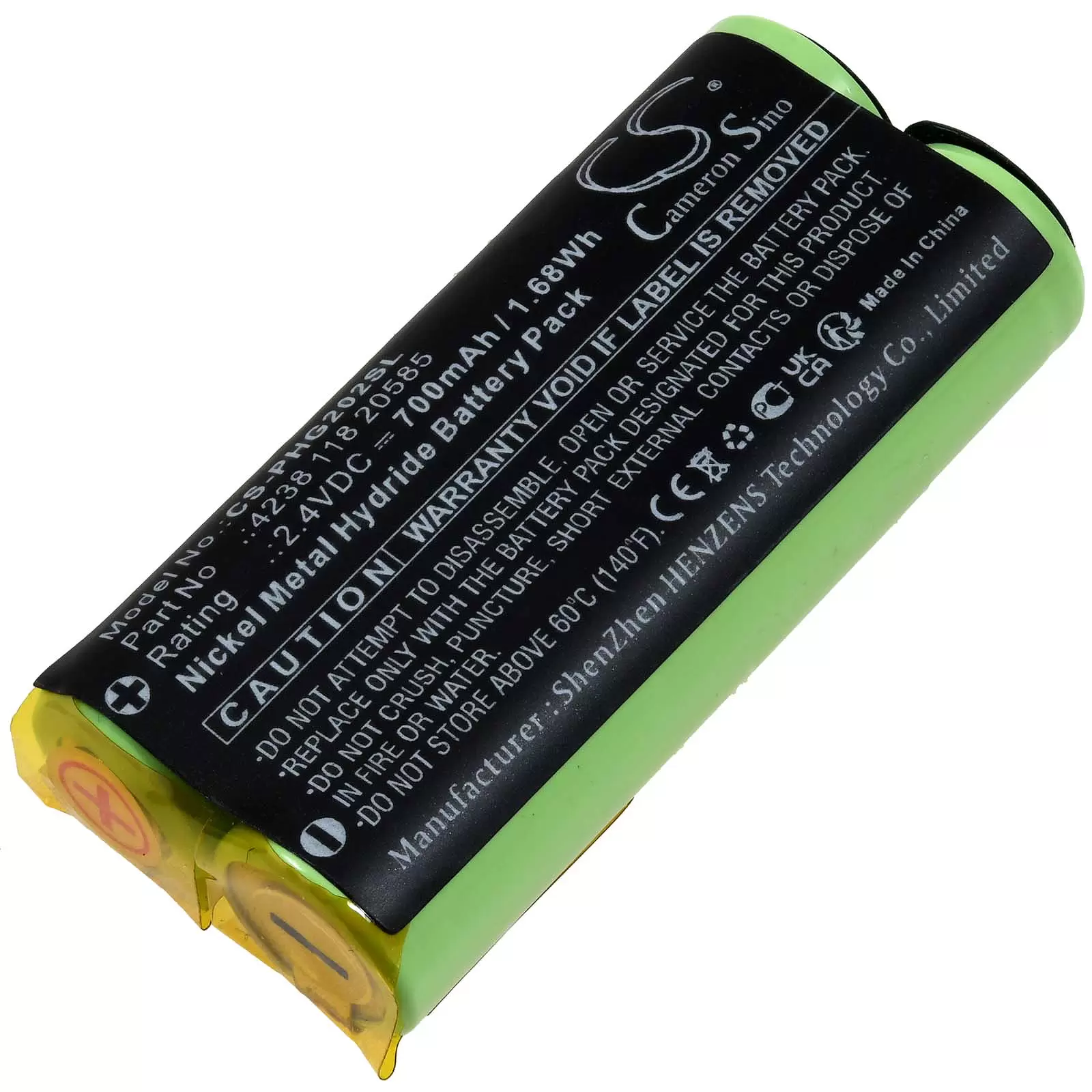 Akku passend für Rasierer Philips Norelco BG2028 XA2029 Body Groomer Typ 4238 118 20585