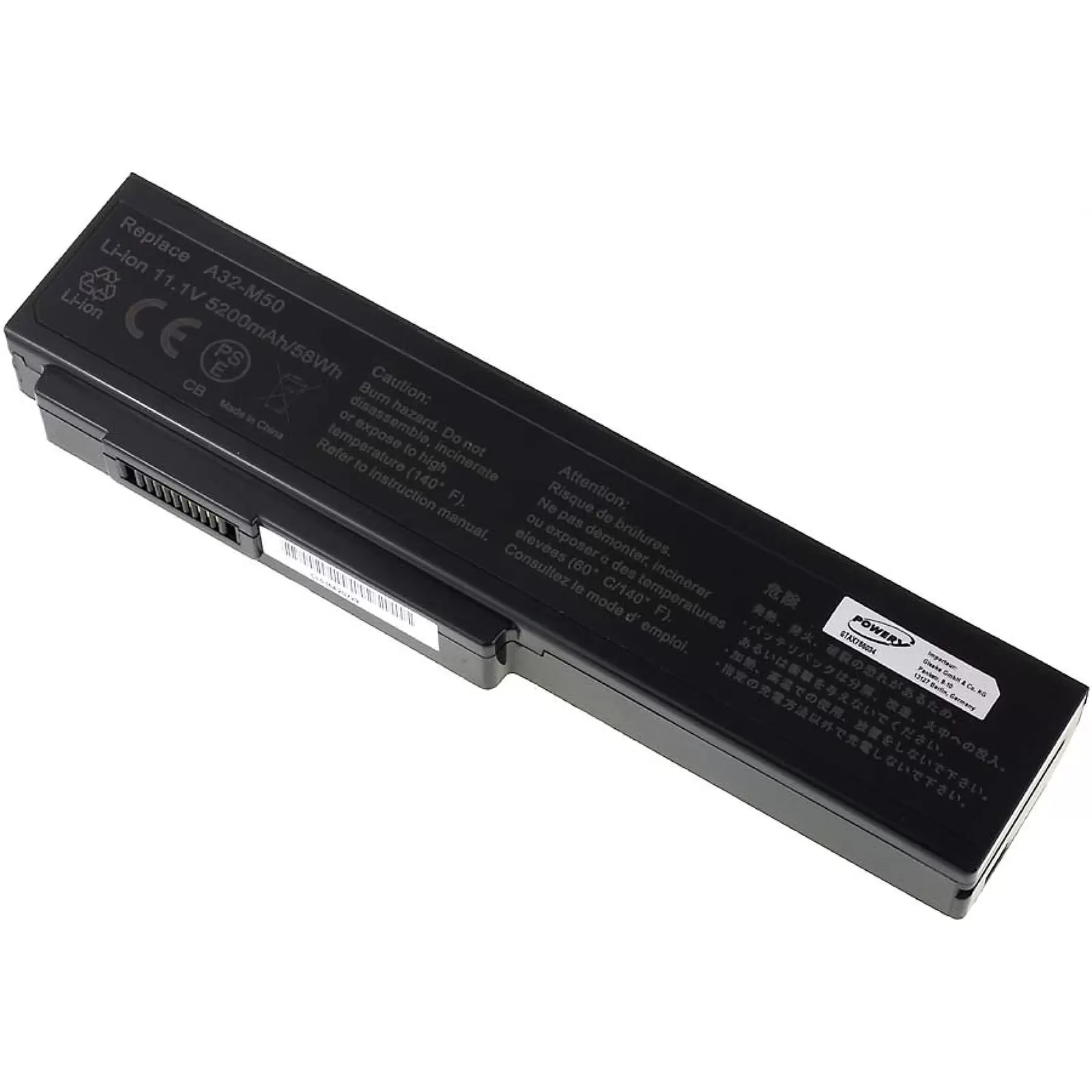 Akku für Asus M50 Serie/ Typ A32-M50