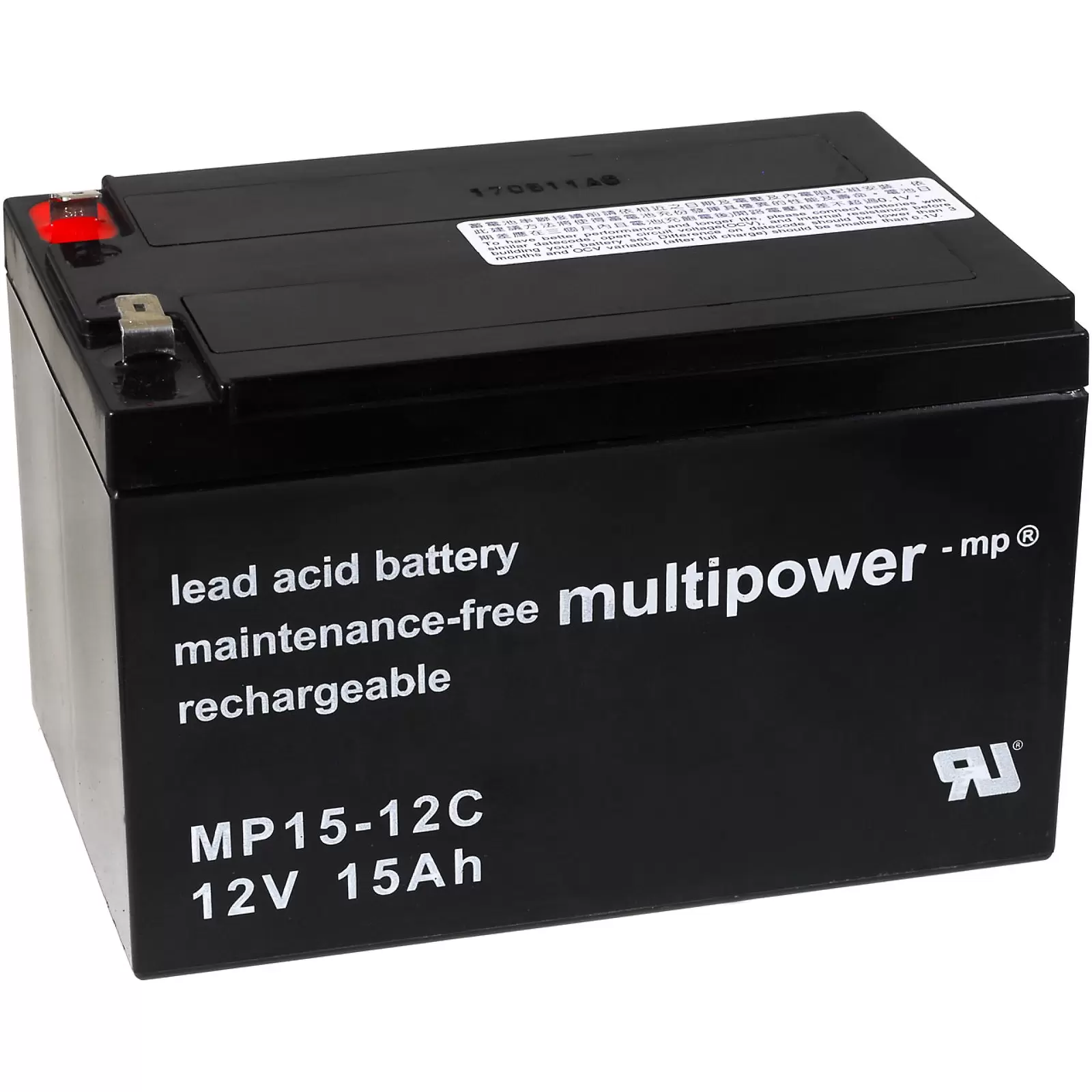 Bleiakku multipower MP15-12C zyklenfest