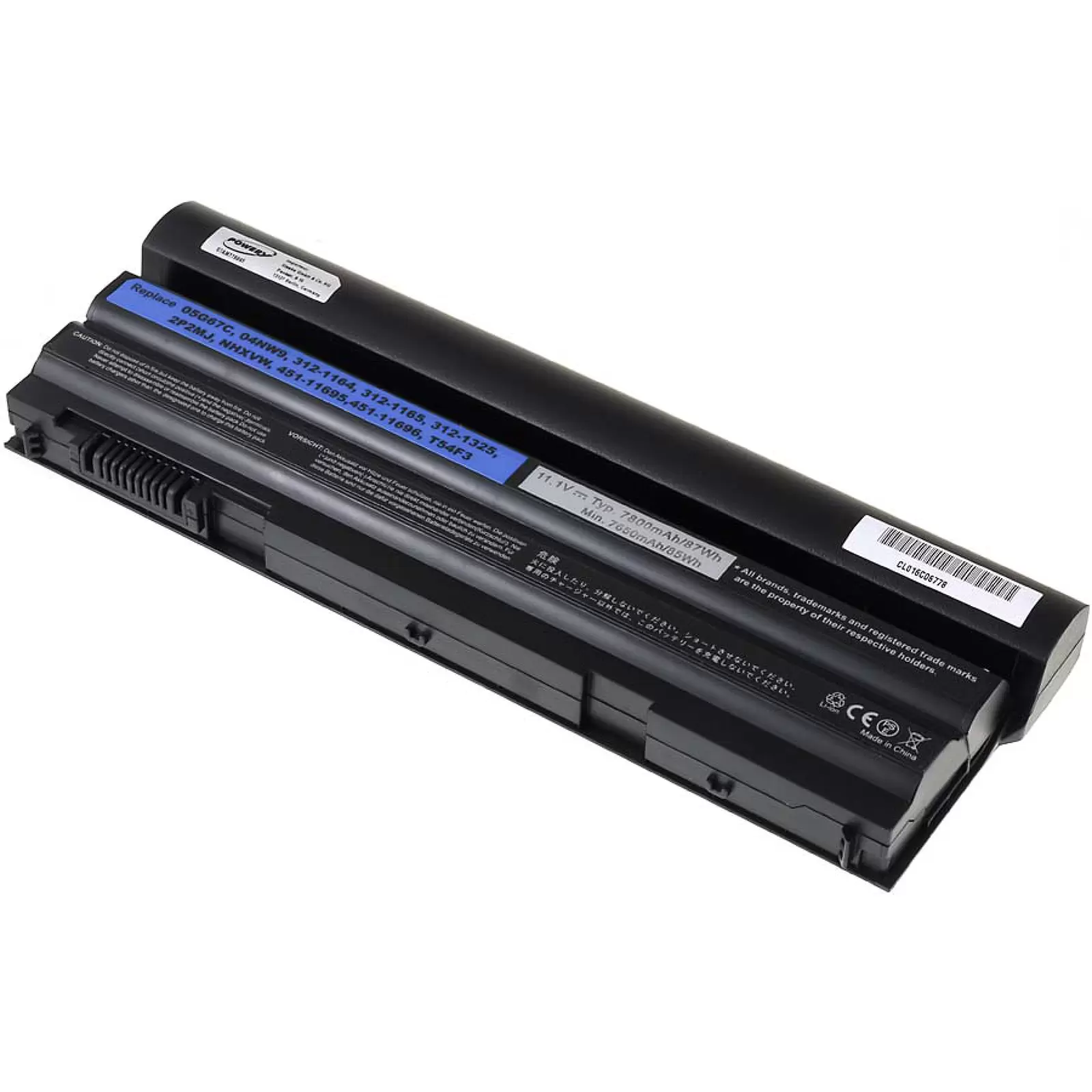 Akku für Dell  Latitude E6420/ Typ T54FJ 7800mAh