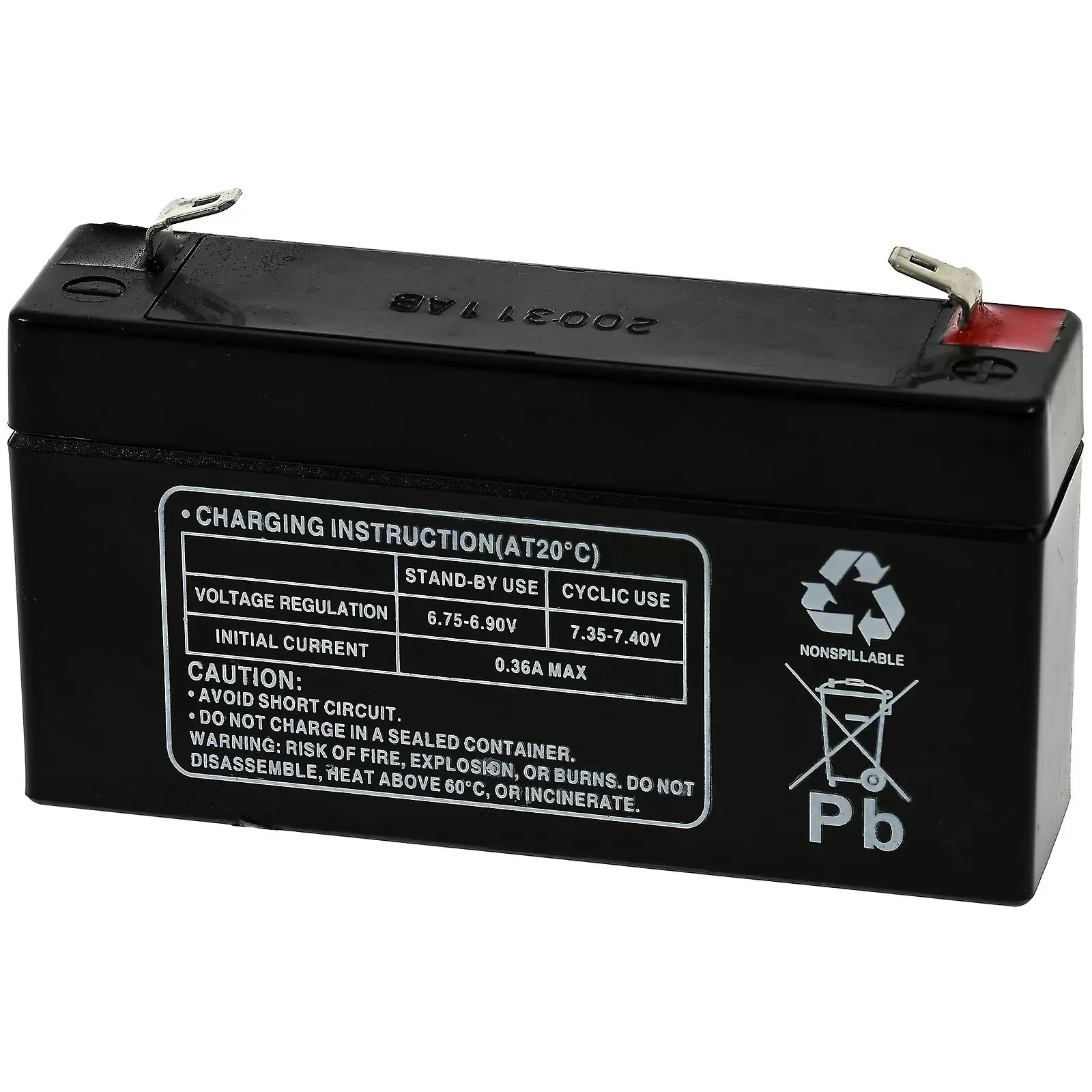 Bleiakku multipower MP1,2-6