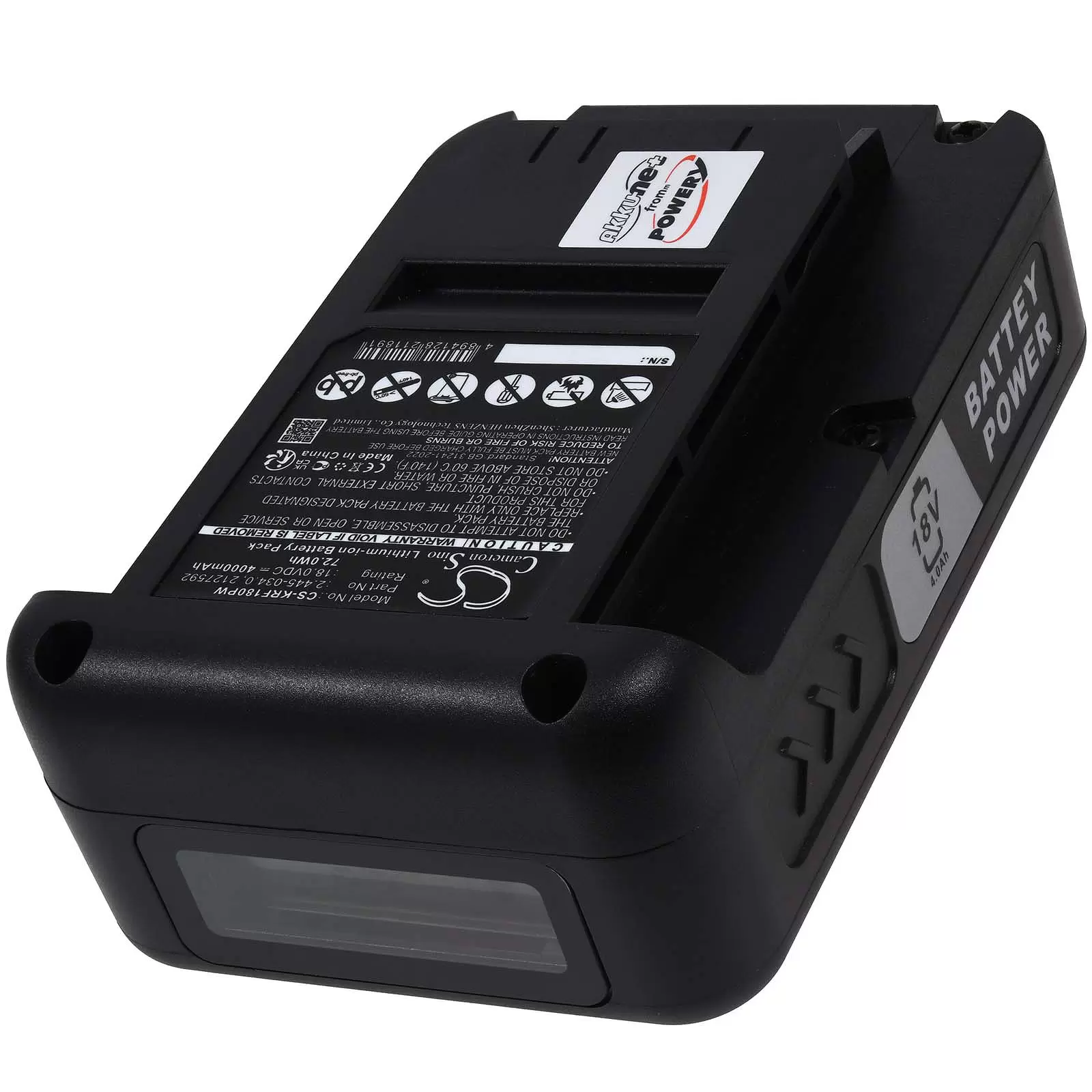 Akku passend für Rasenmäher Kärcher LMO 18-33 SET  Waschsauger SE 3-18 Compact Typ 2.445-034.0