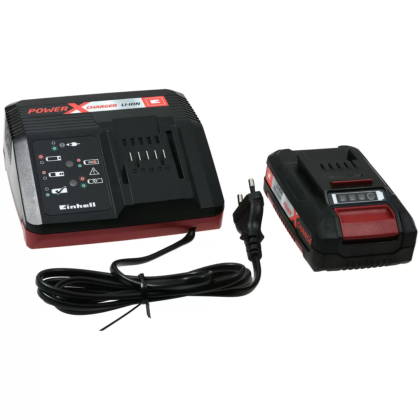 Einhell Schnell-Ladegerät X-Change 18V  + Akku Einhell Power X-Change Li-Ion 18V