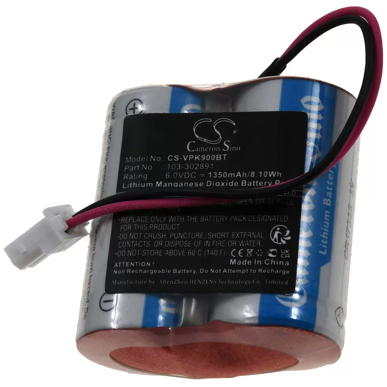 Batterie passend für Bewegungsmelder Visonic Next CAM K9 PG2 Neo PG8934 Typ GP2CR123A