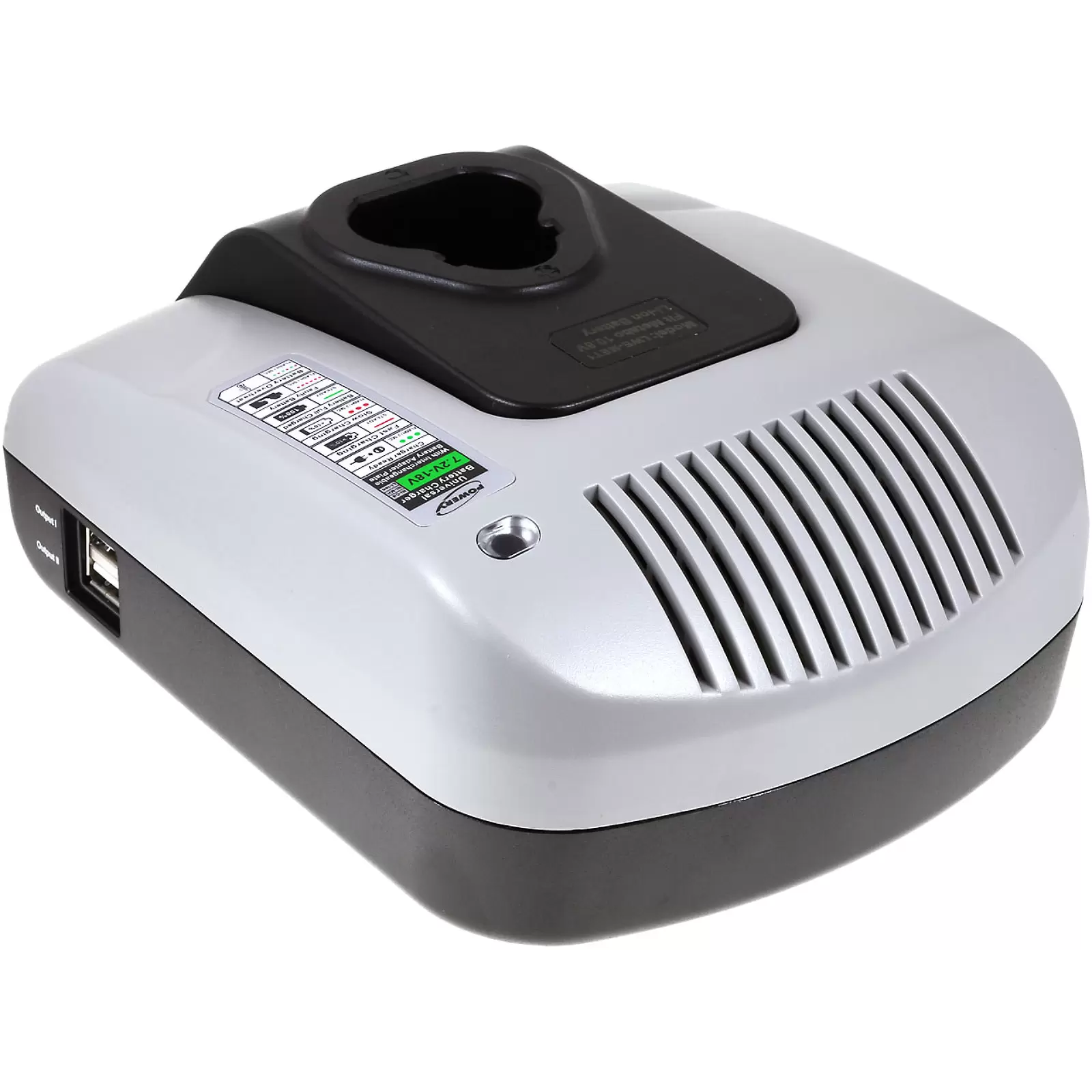 Powery Akku-Ladegerät mit USB für Metabo PowerImpact 12 / Akkutyp 6.25439 / Ladertyp 27064000