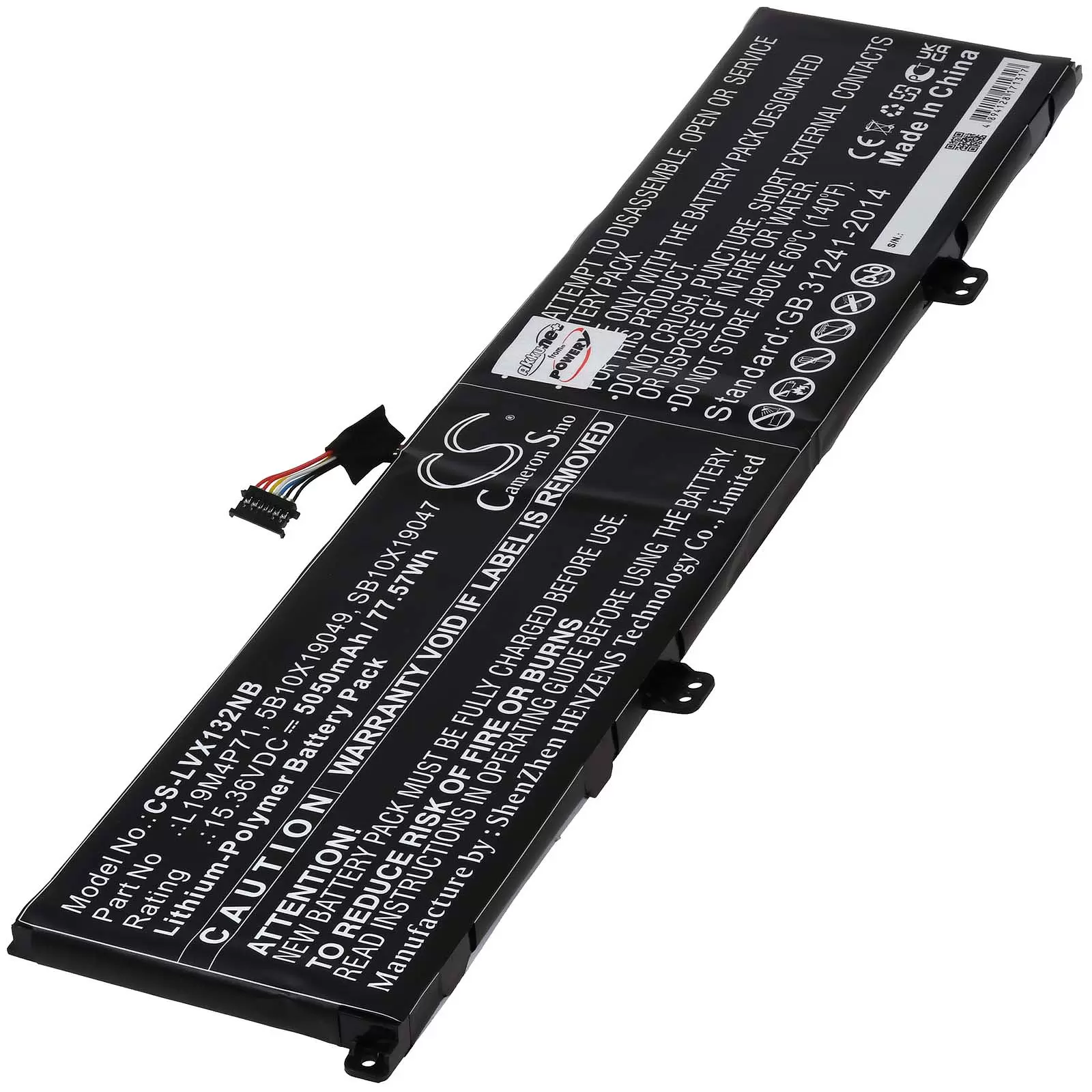 Akku passend für Laptop Lenovo ThinkBook 16 G6 IRL-21KH006HUA Typ L21D4PG4