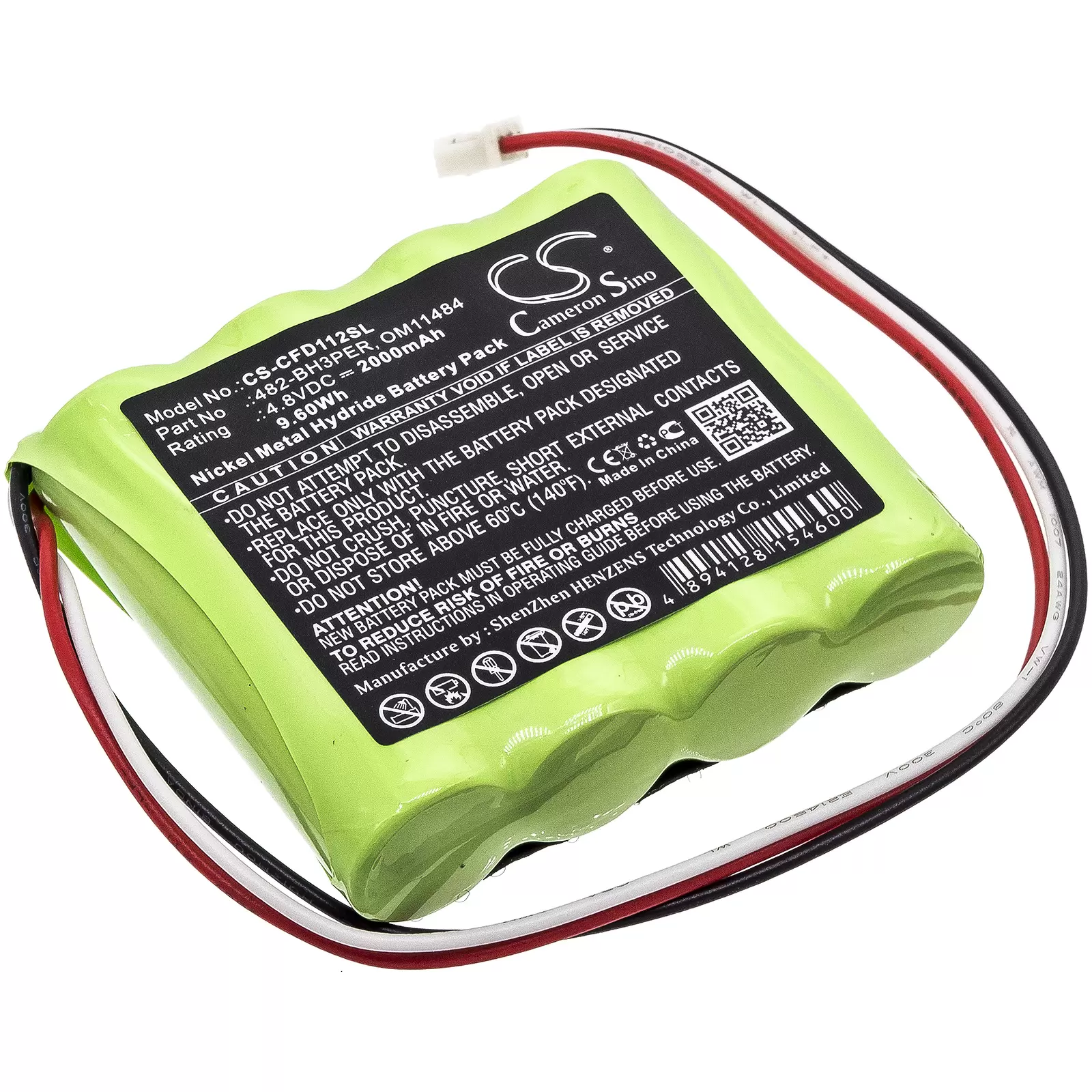 Akku für Messgerät Chatillon Force DFS  DFX2 DFE Typ 482-BH3PER