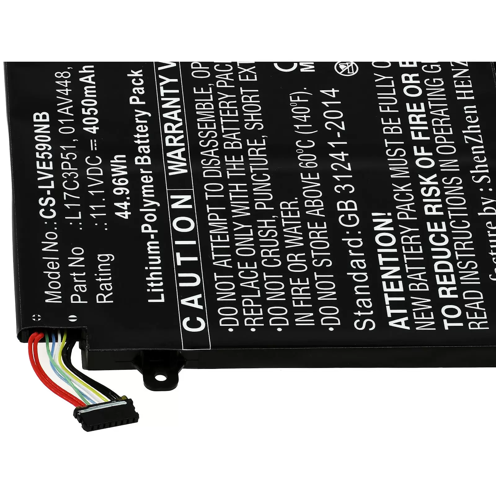 Akku passend für Laptop Lenovo ThinkPad E14, E15, E490, Typ L17C3P51 u.a.