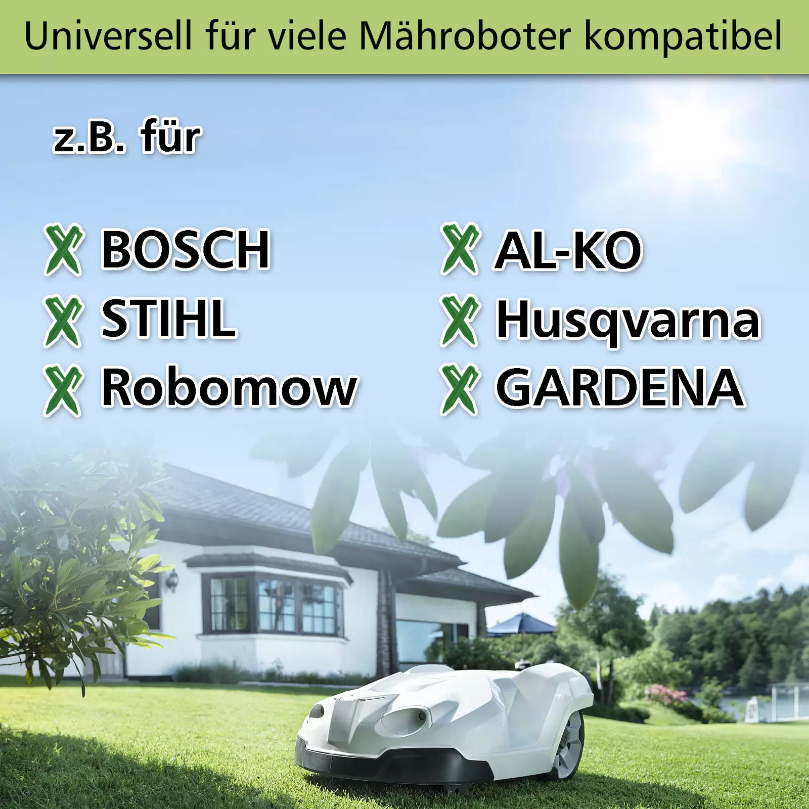 300m Begrenzungskabel (2x150m) kompatibel mit Mähroboter Gardena, Husqvarna Automower 3,4mm