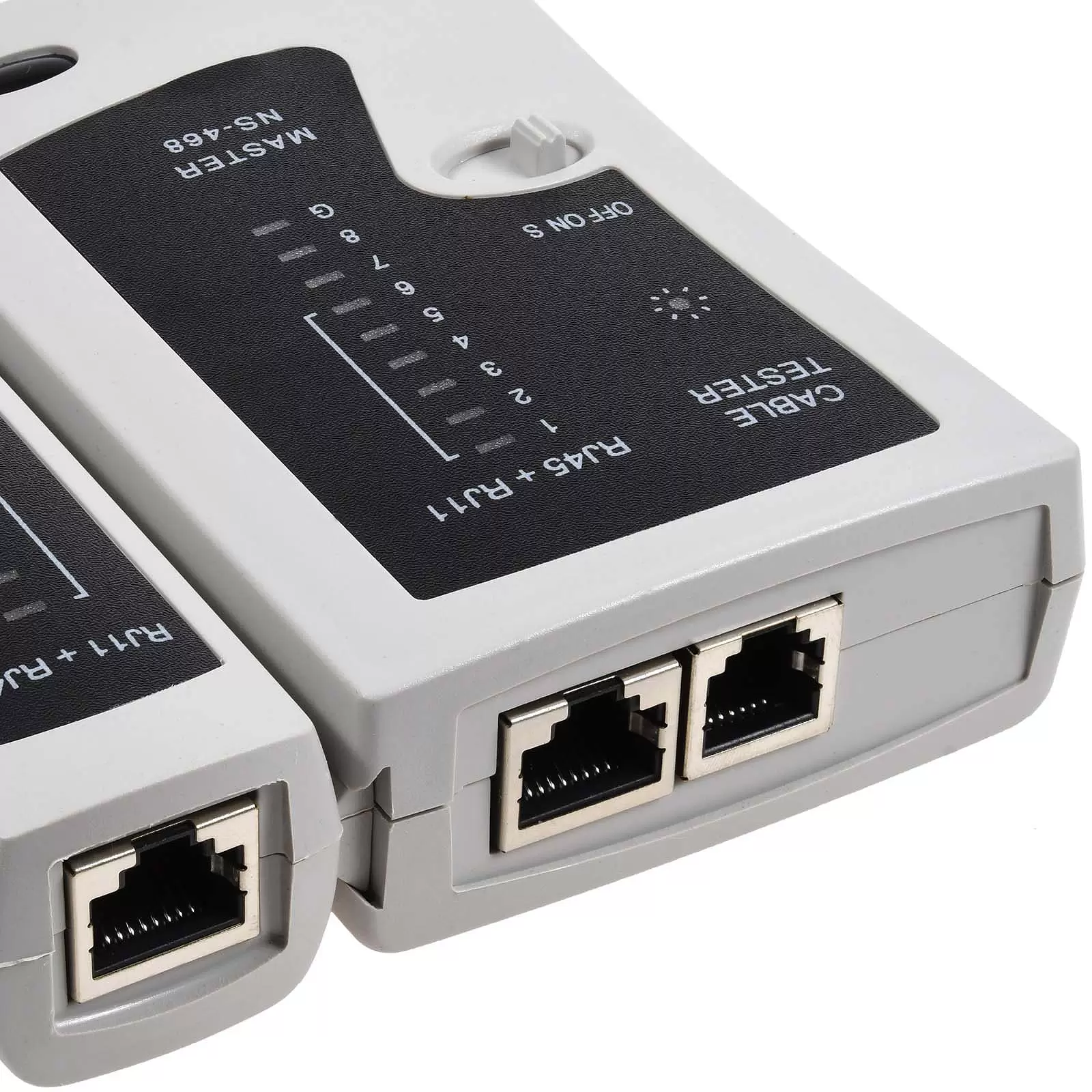 Netzwerk Kabeltester zur Prüfung von CAT 5/6 Netzwerk- u. ISDN-Verbindungen