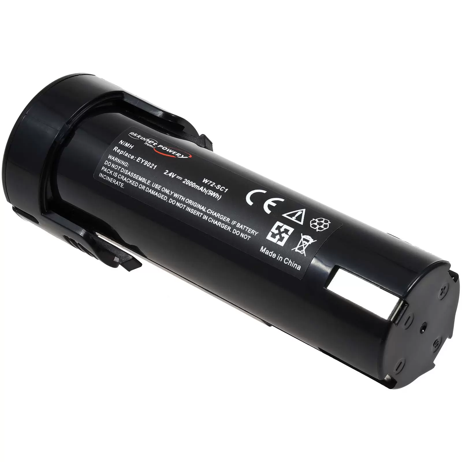 Akku für Werkzeug Panasonic Stab EY9021 2,4V 2000mAh