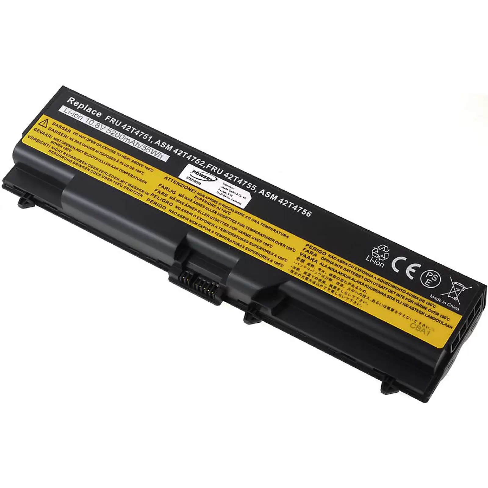 Akku für Lenovo ThinkPad SL417 E40/ Edge 14"/ Edge 15"/ Typ 42T4731