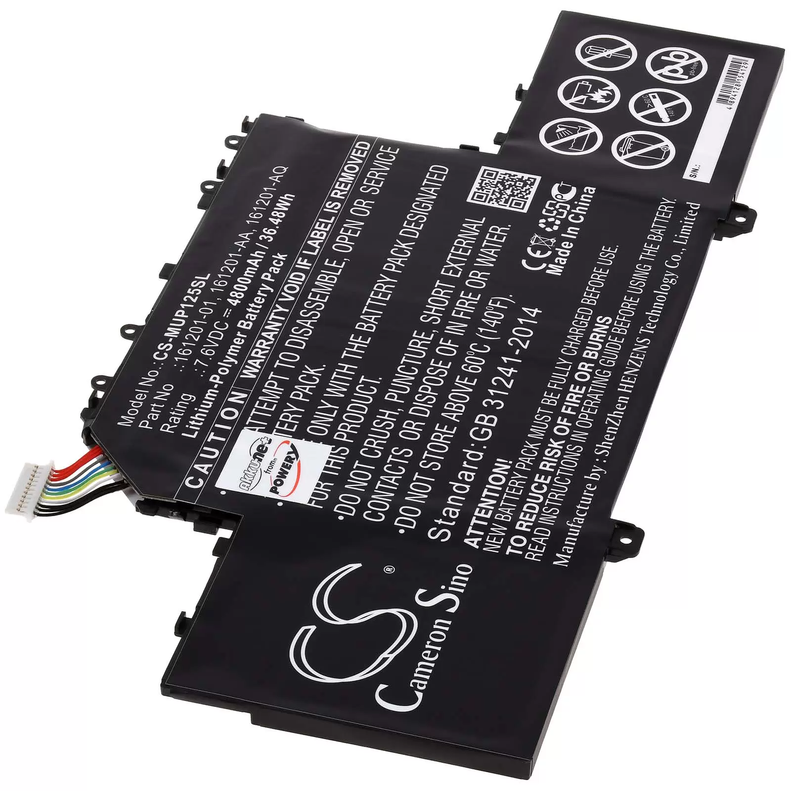 Akku passend für Laptop Xiaomi Air 12.5 Typ R10B01W