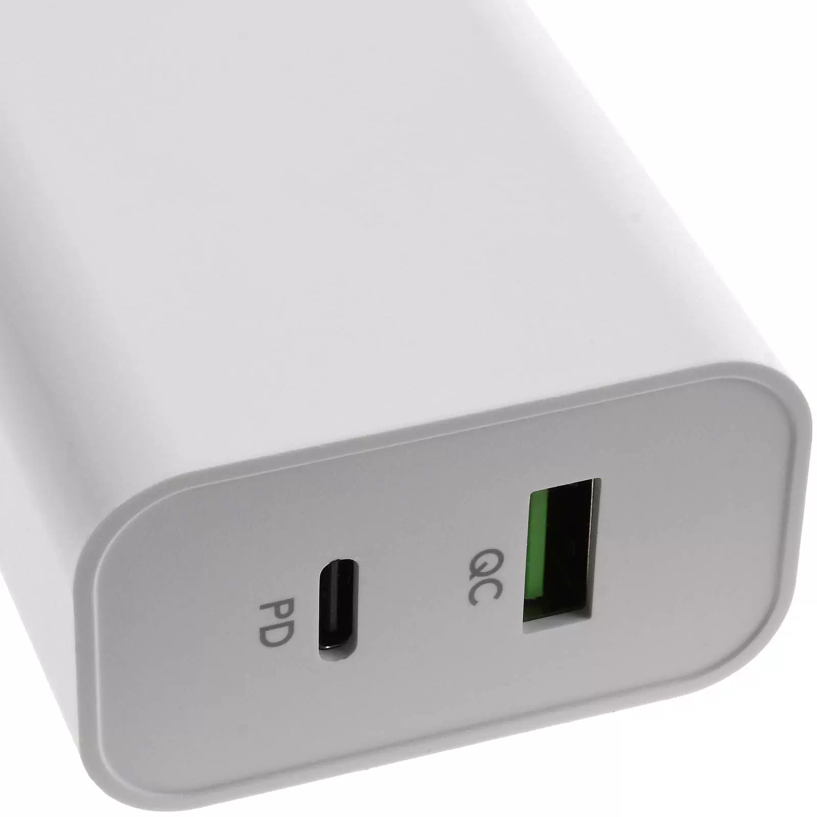 2 Port USB Schnellladegerät USB PD QC Adapter 45 W Weiß  61756